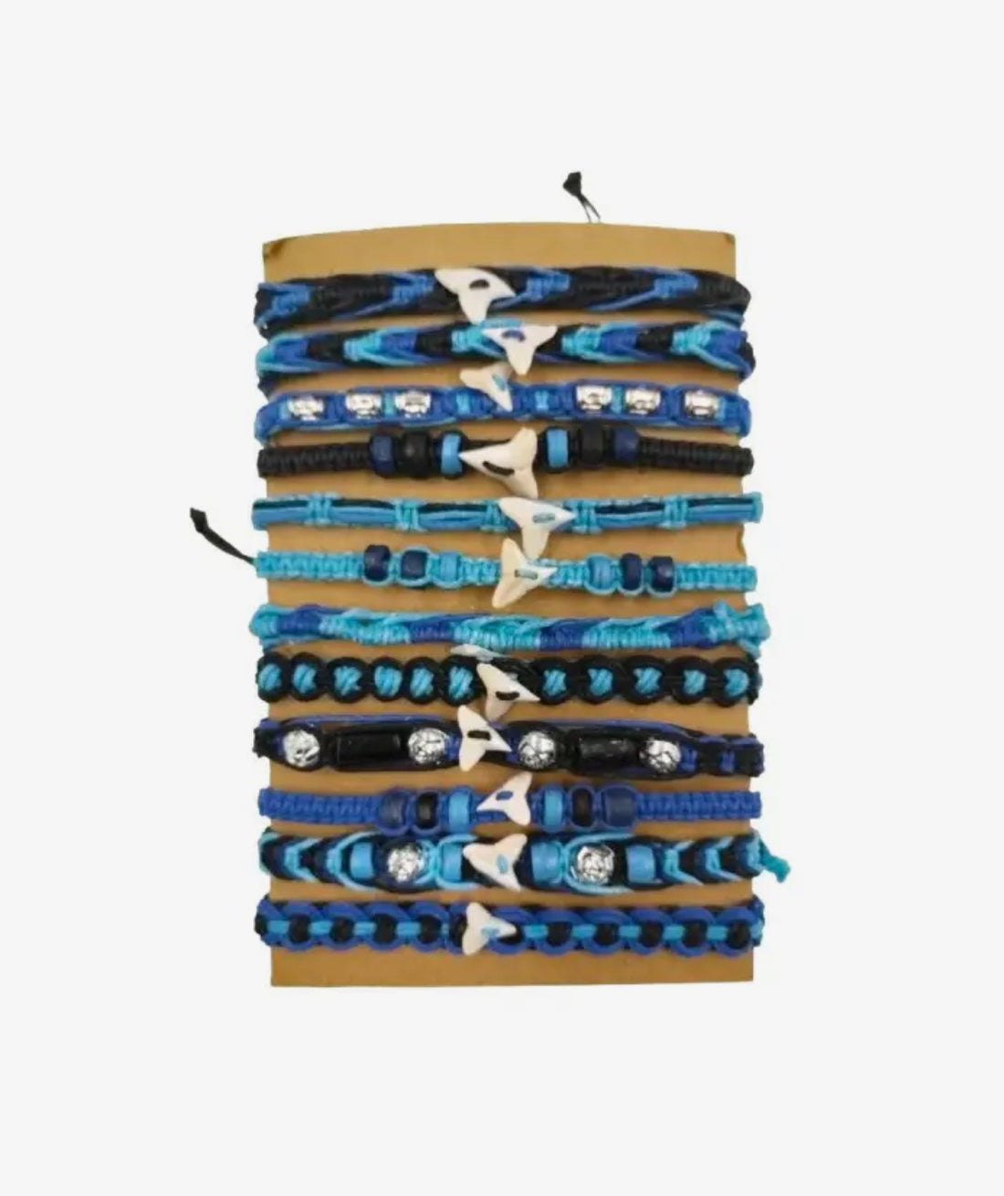 Shark’s Tooth Bracelet with Wax Cord
