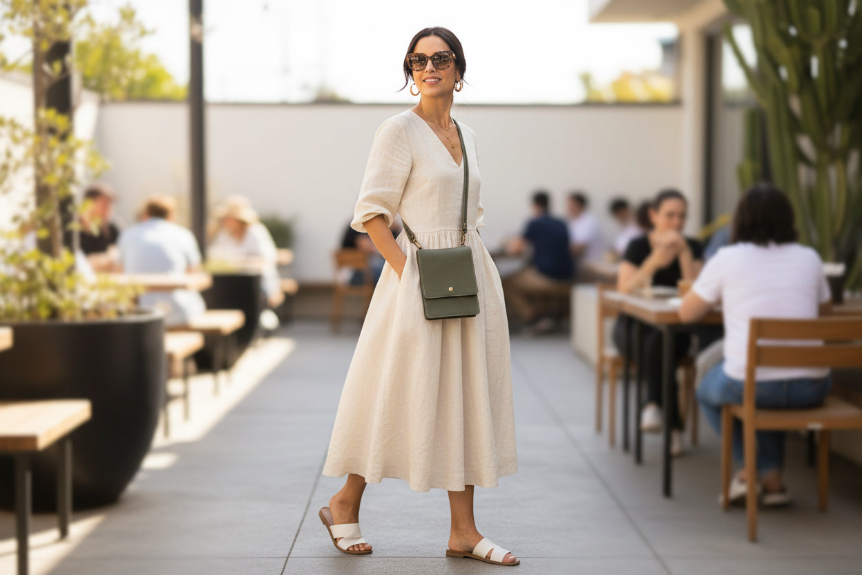 Sophia Leather Cellphone Bag