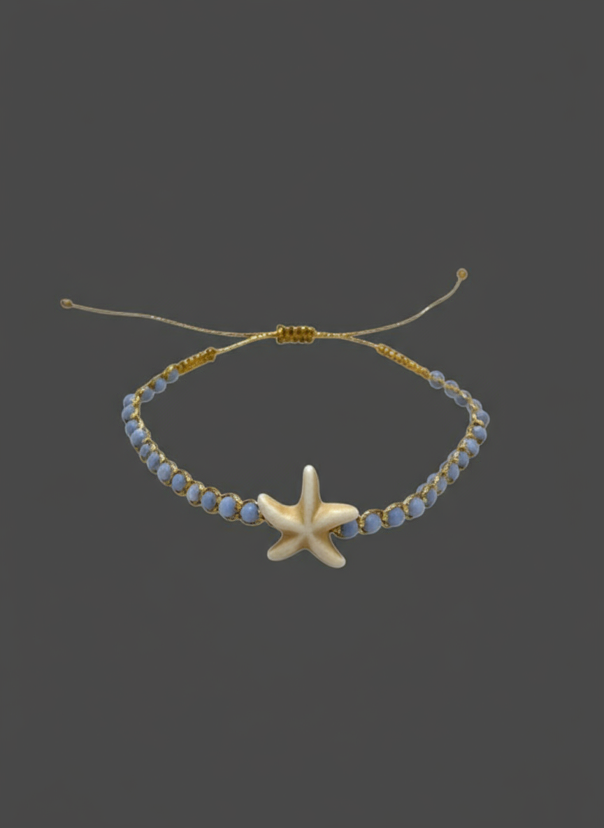 Starfish beaded bracelet