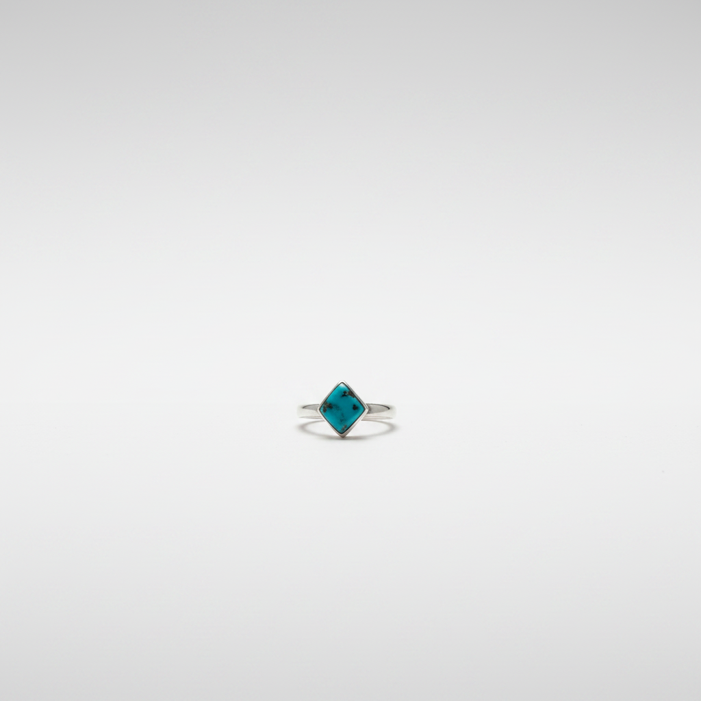 One Of A Kind Rings - Turquoise Diamond Pinky