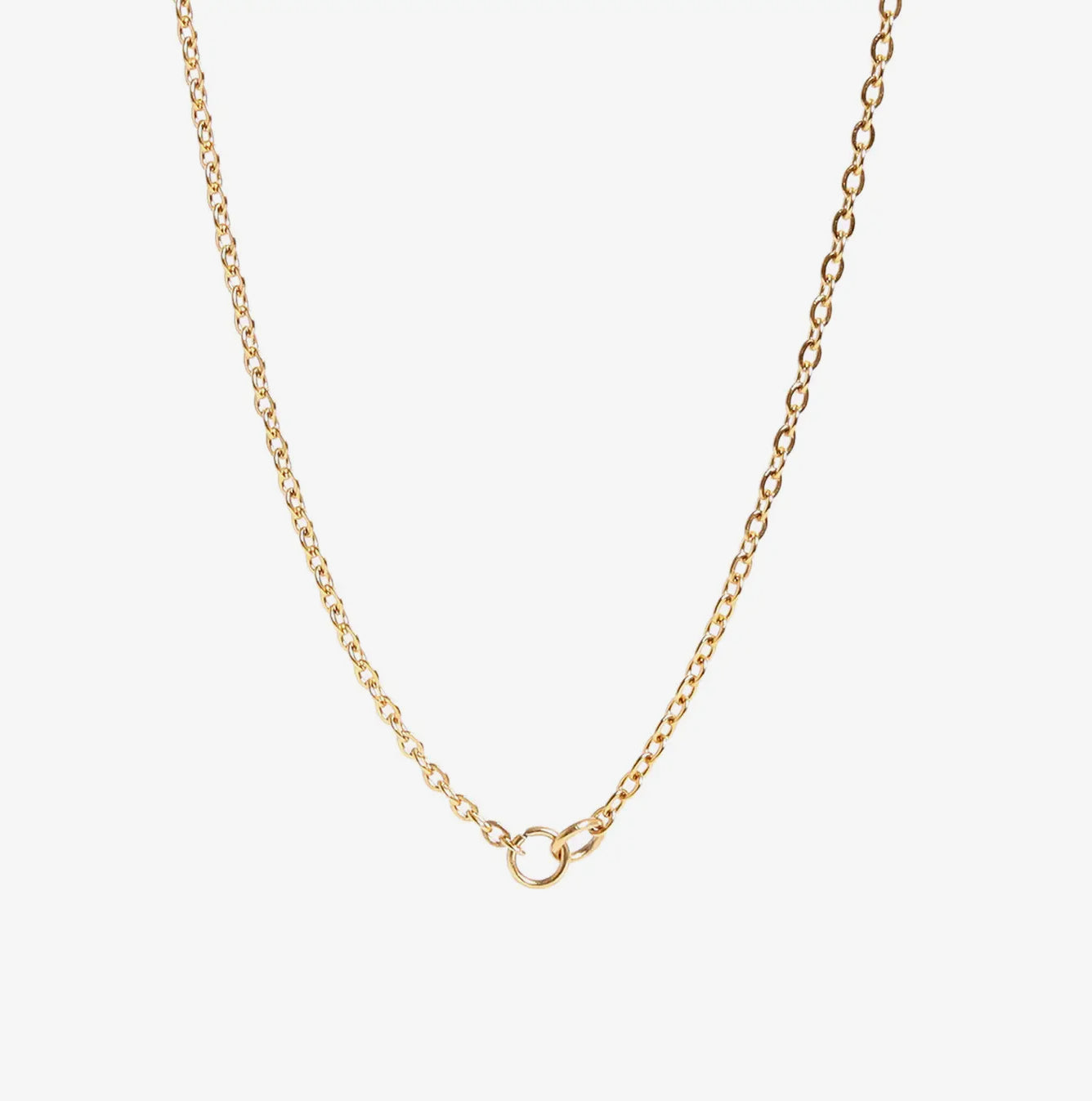 18K Gold PVD Loop Connector Chain Necklace