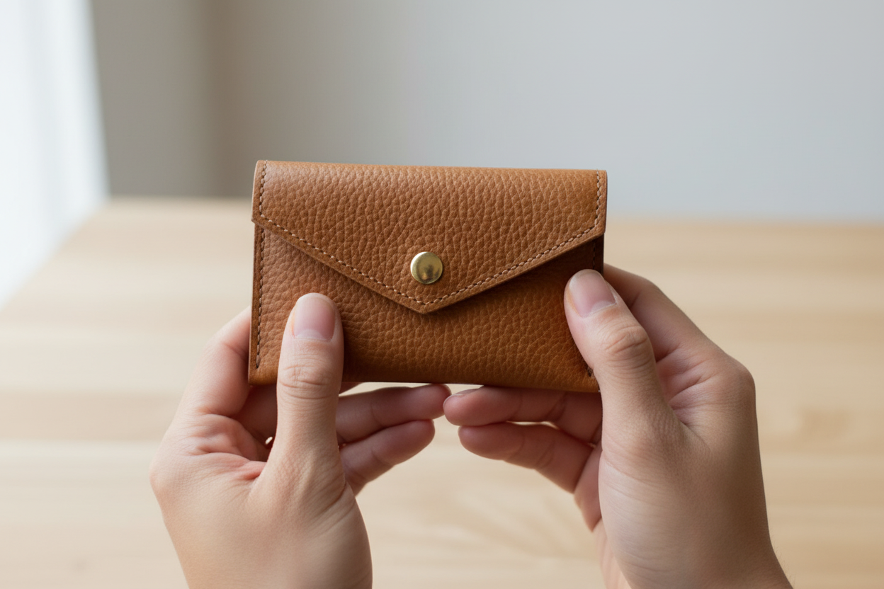 Card Wallet With Snap