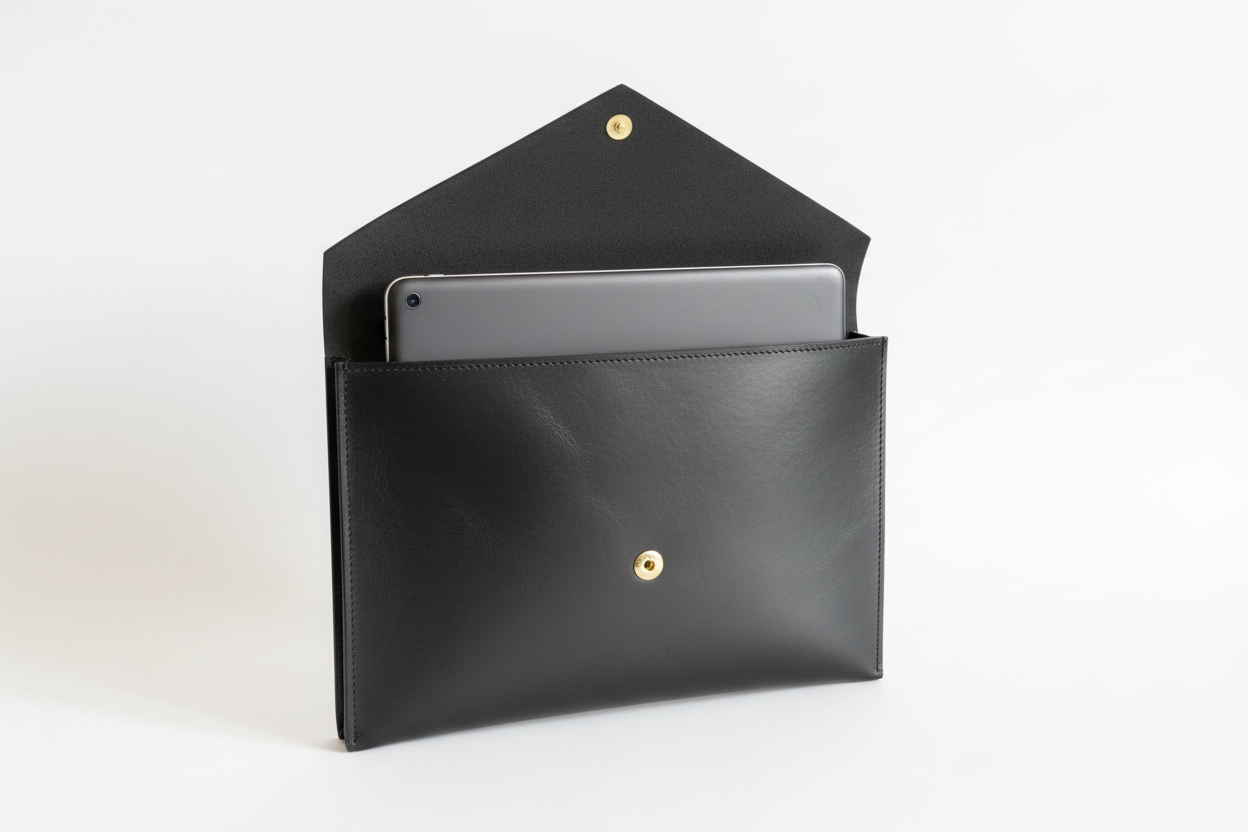 Leather clutch and iPad case