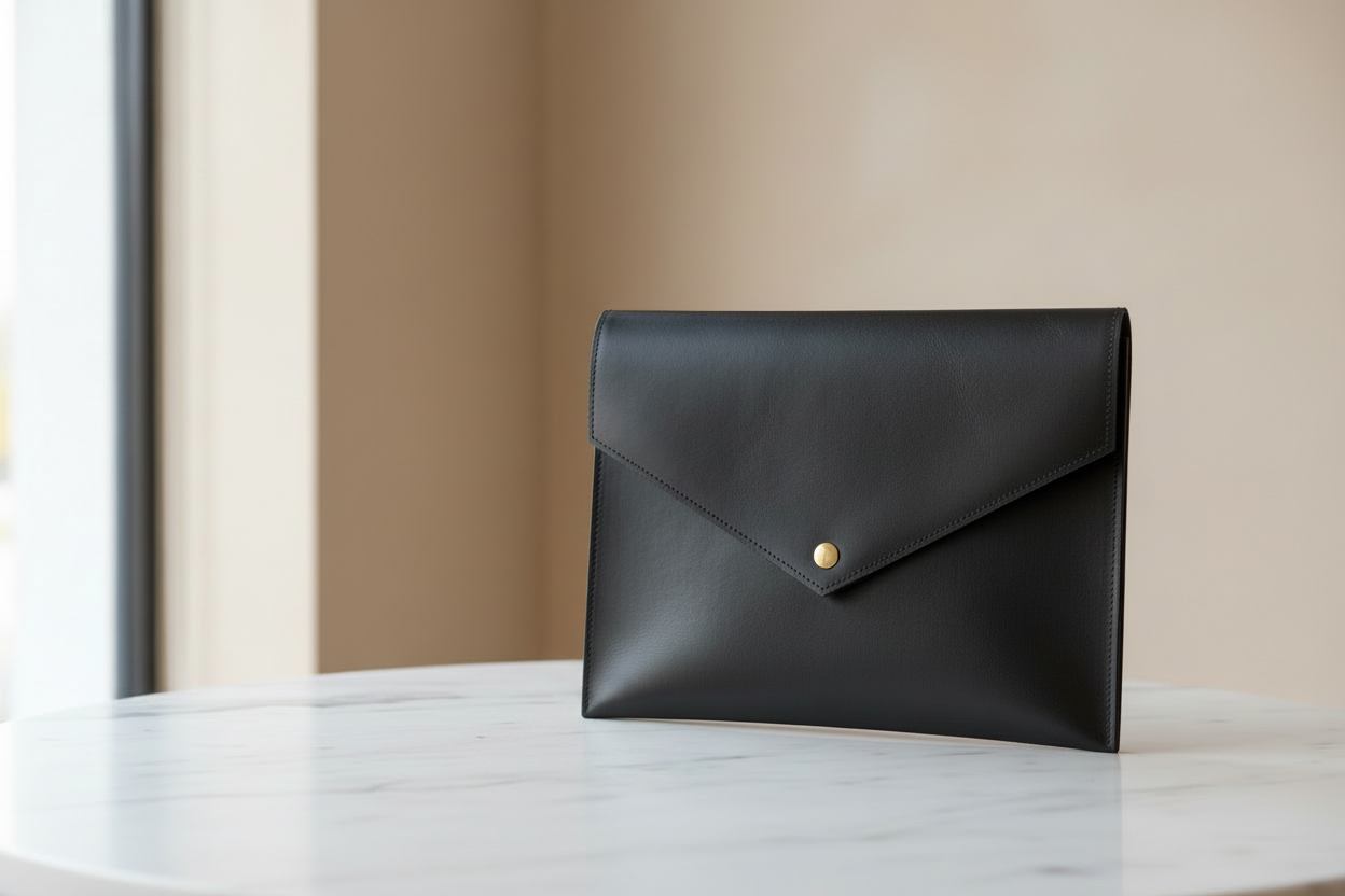 Leather clutch and iPad case