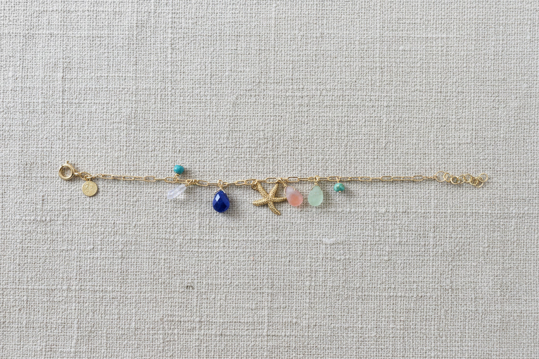 Paperclip Charm Bracelet - Starfish