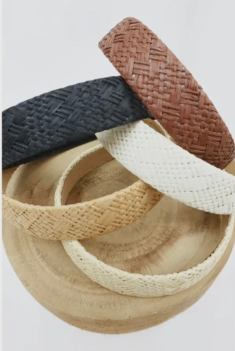 Woven Straw Summer Headband