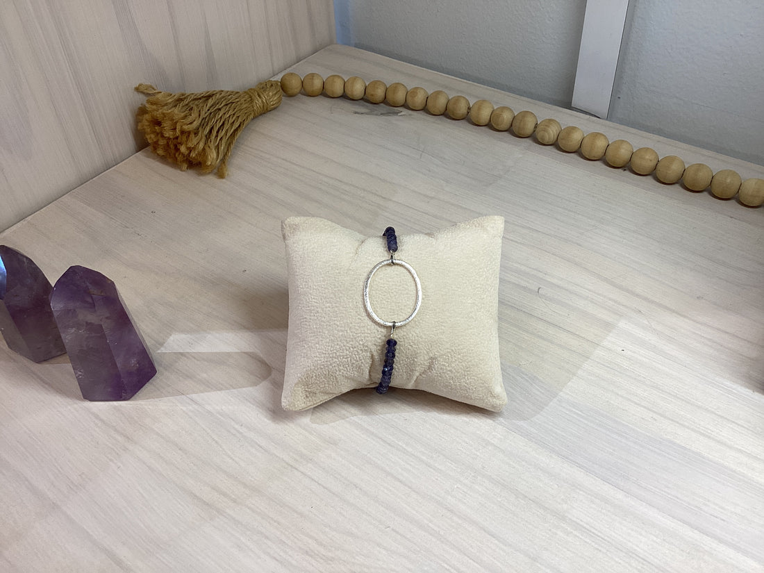 Crystal Bracelet - Iolite