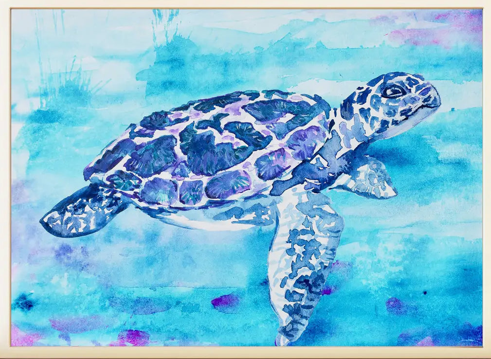 Blue Honu Print 5x7