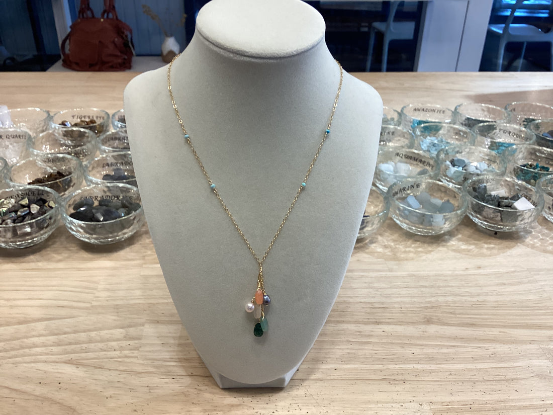 Crystal Cluster Necklace