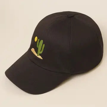 Cactus Embroidered Dad Cap