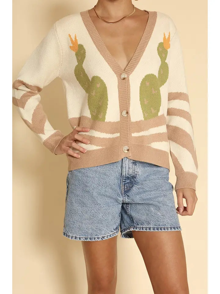 Desert Cactus Cardigan