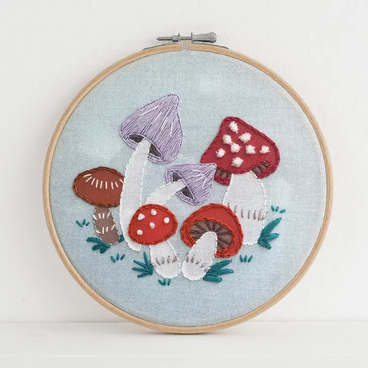 Mushroom Embroidery Kit