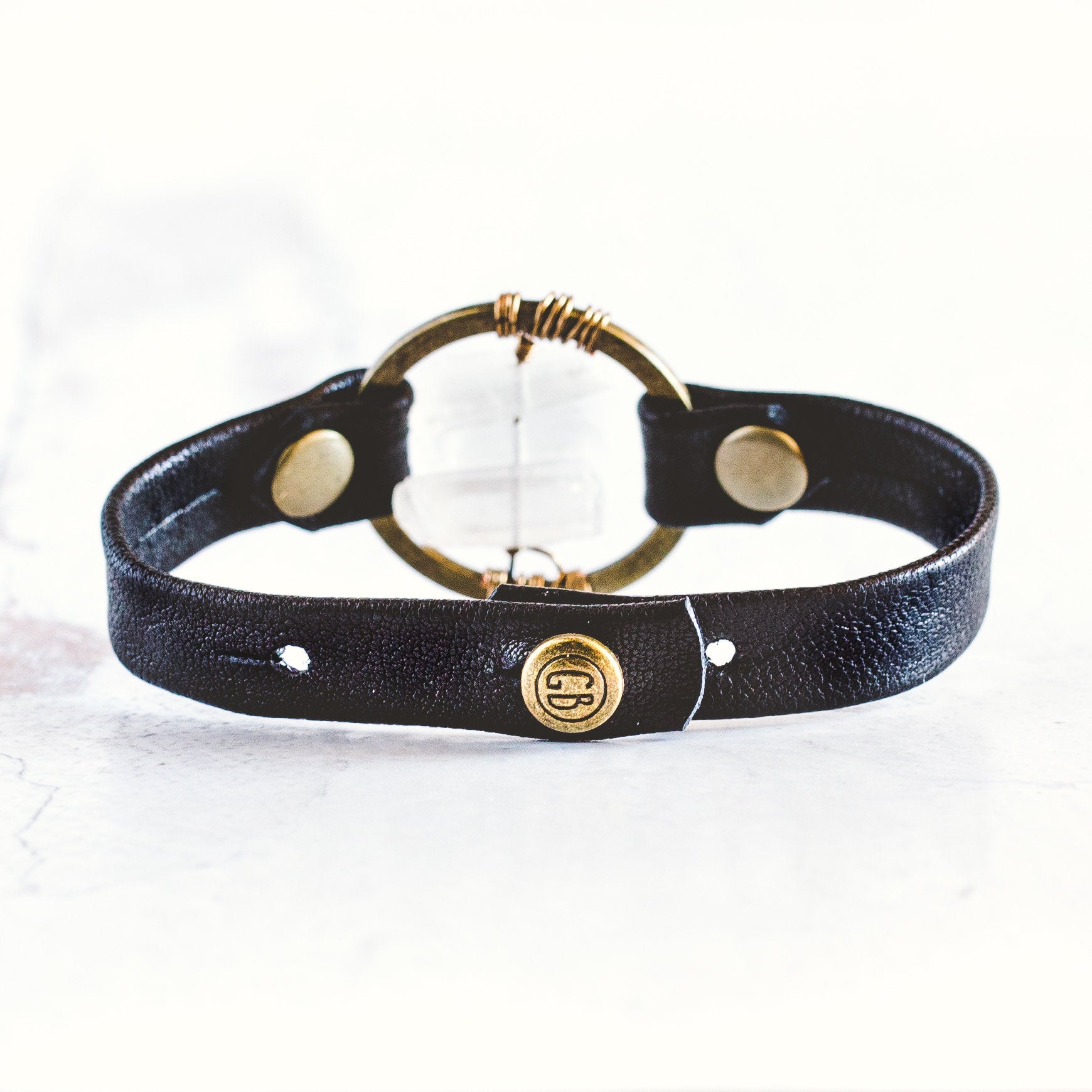 Be the Light Bracelet - Antique Brass