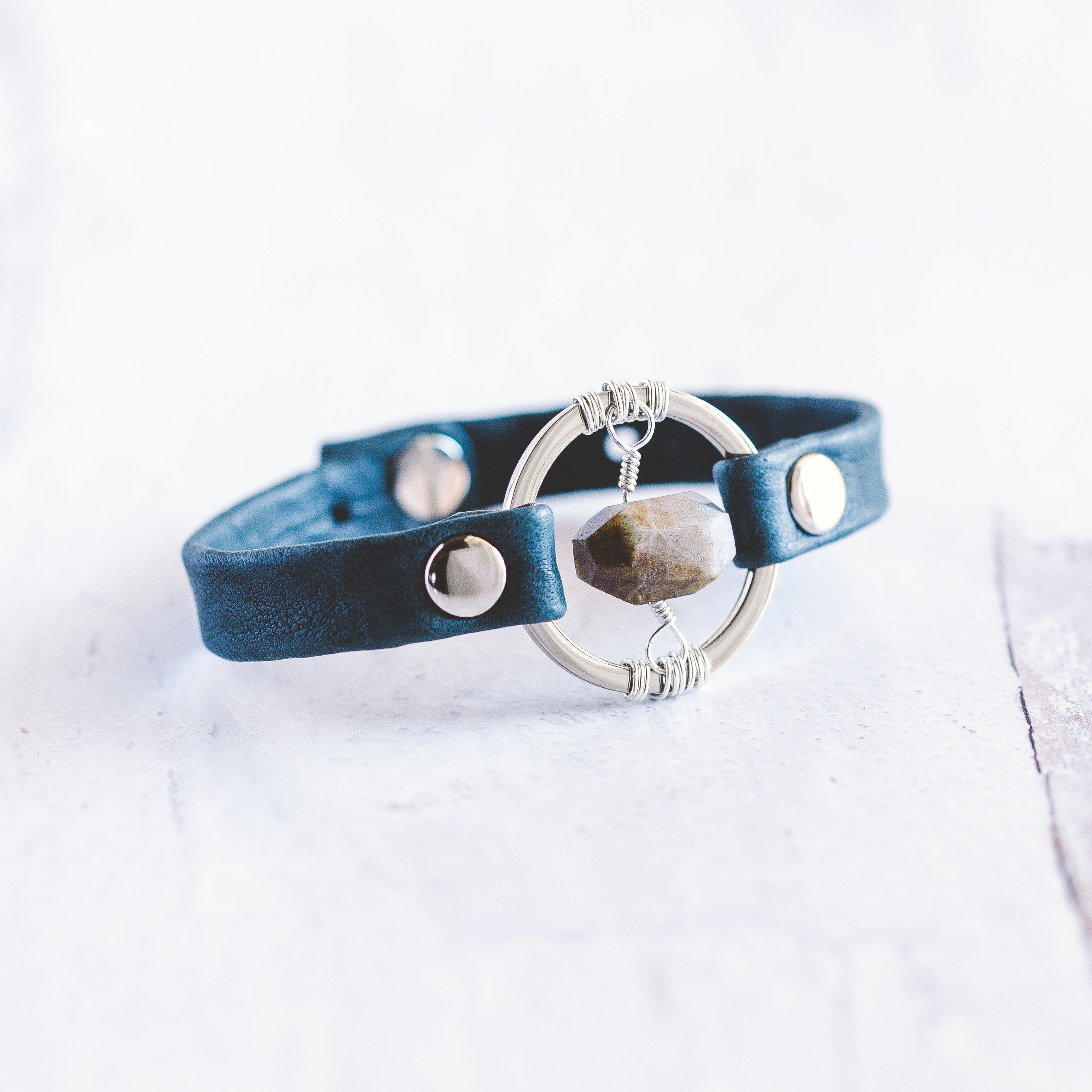 Be the Light Bracelet - Silver - Labradorite