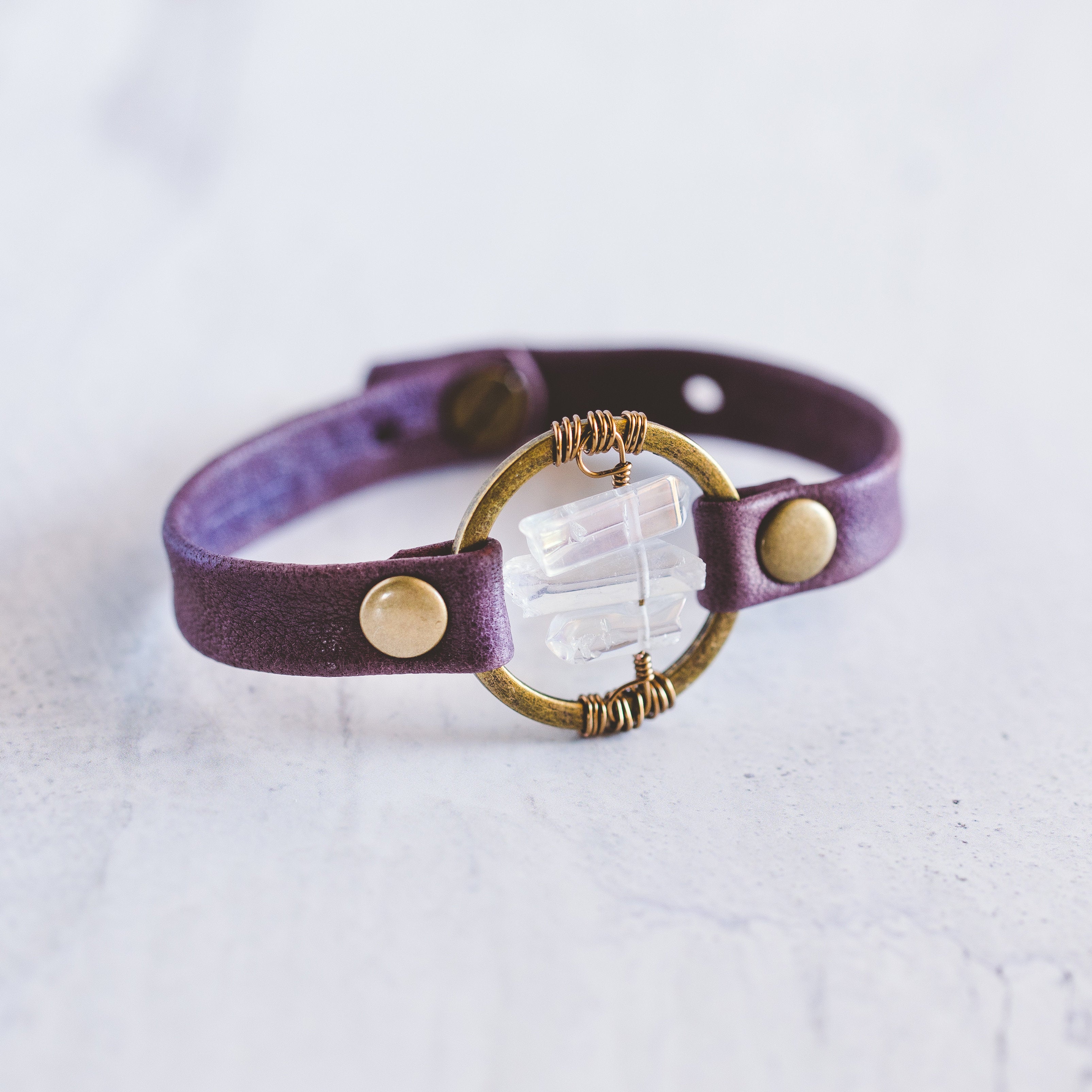 Be the Light Bracelet - Antique Brass