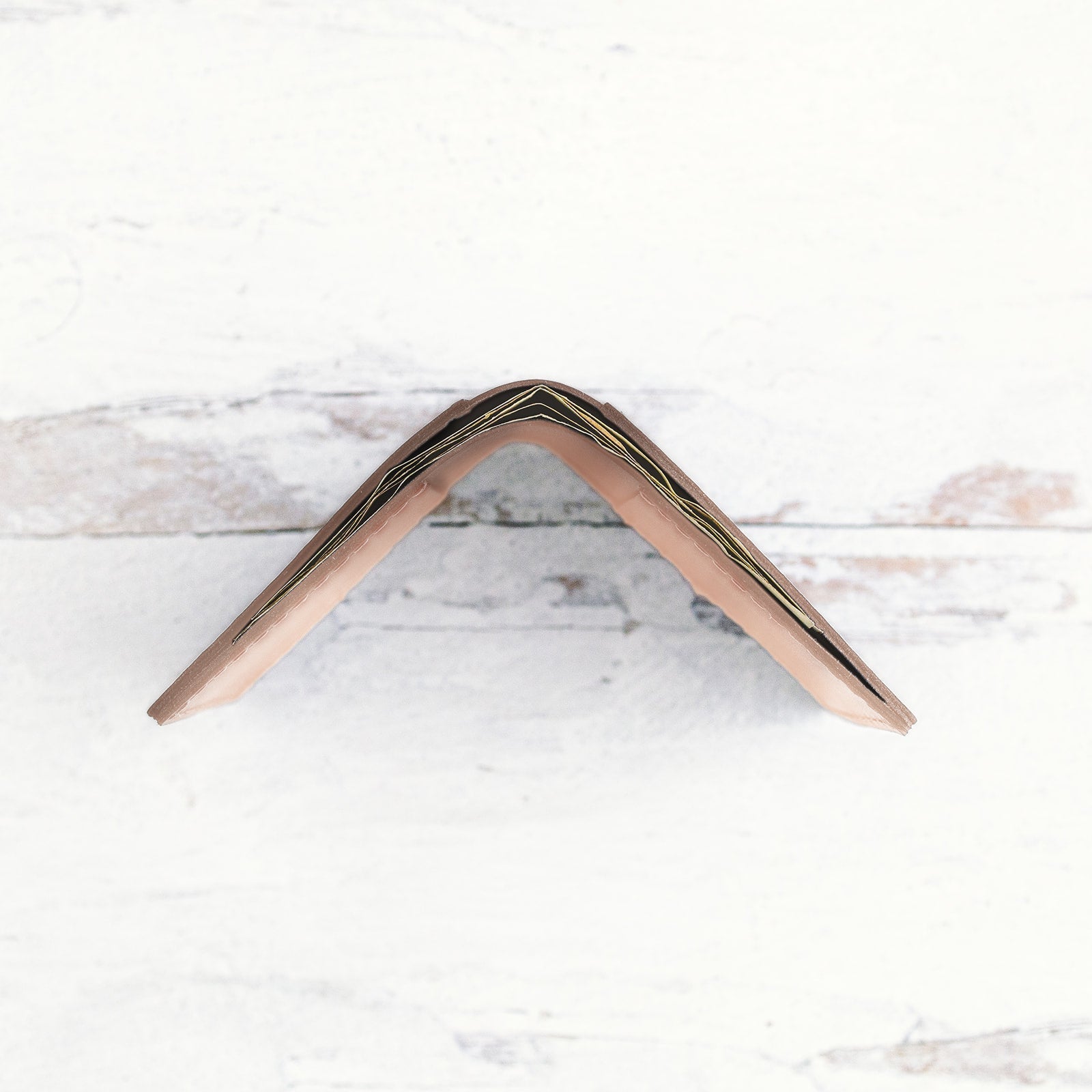 Bifold Leather Wallet - Wave