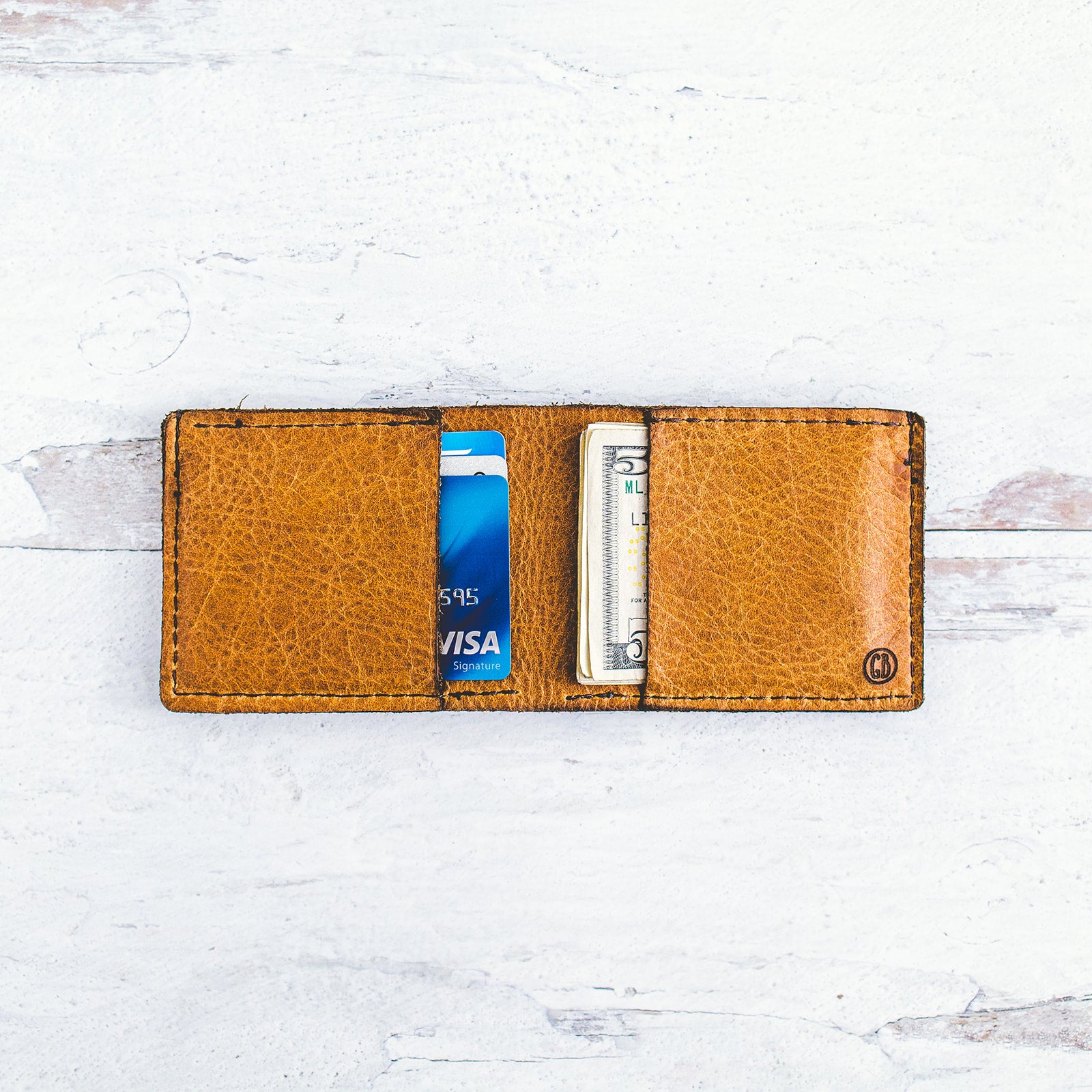 Bifold Leather Wallet - Customizable