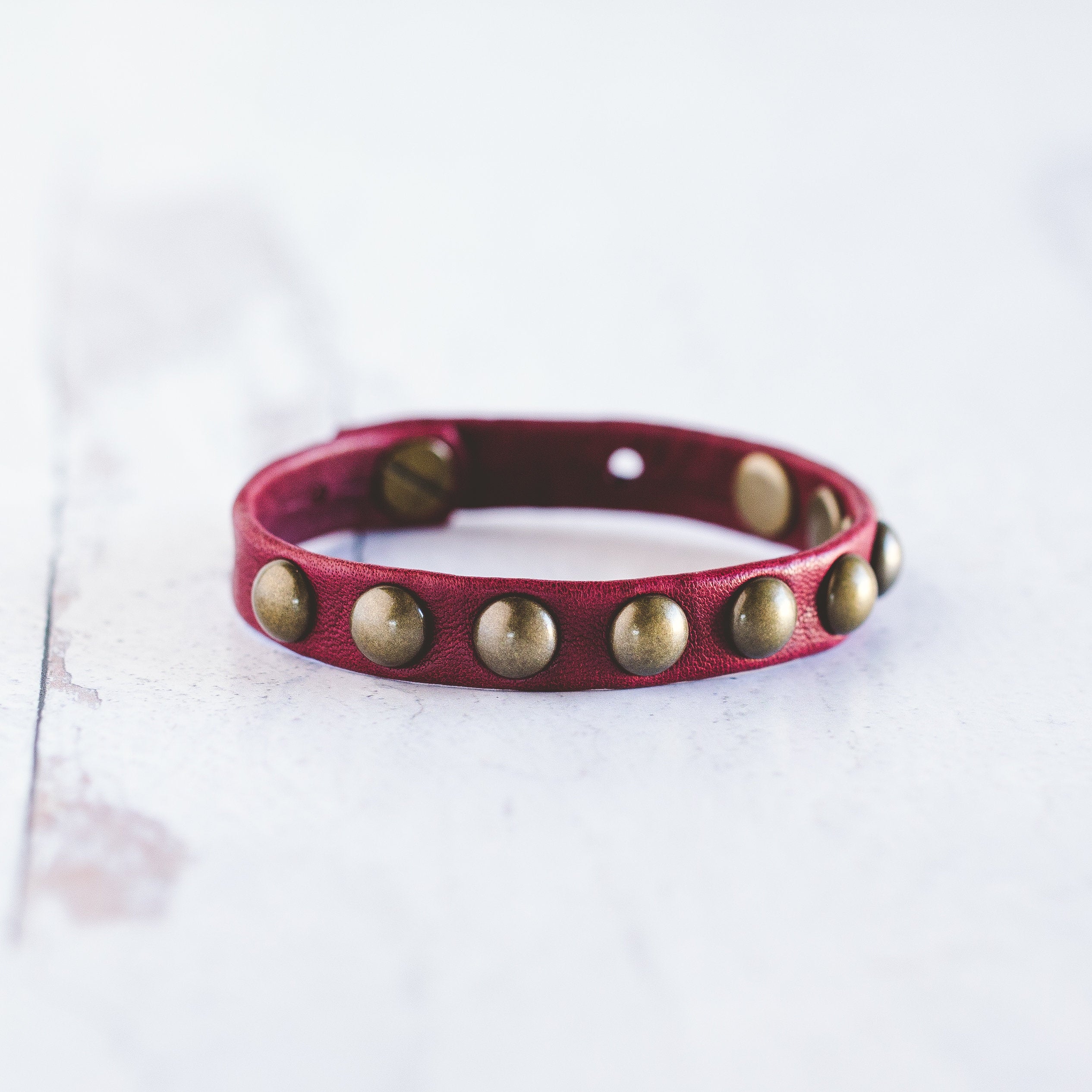 Dotty Bracelet - Antique Brass