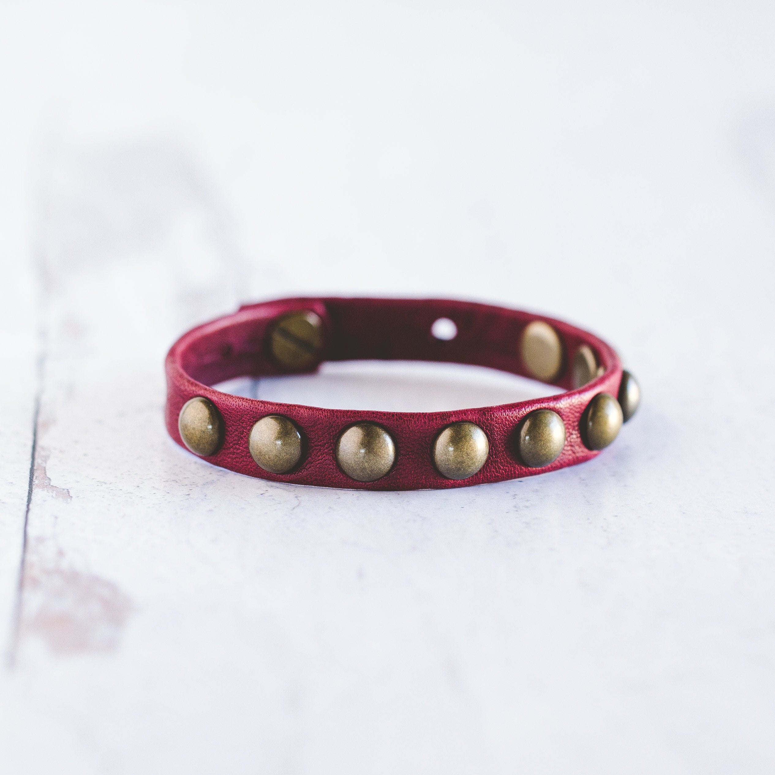 Dotty Bracelet  - Antique Brass