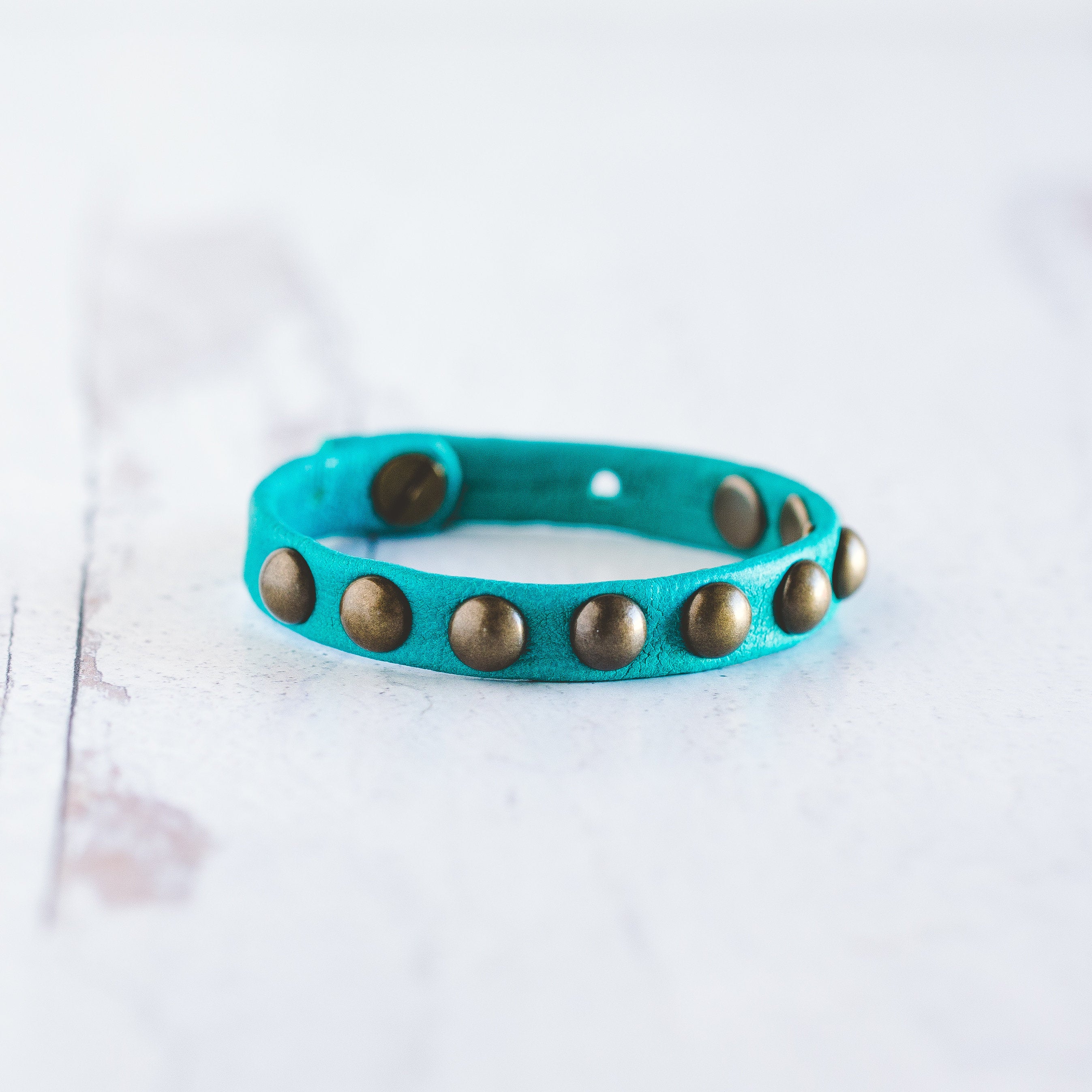 Dotty Bracelet  - Antique Brass