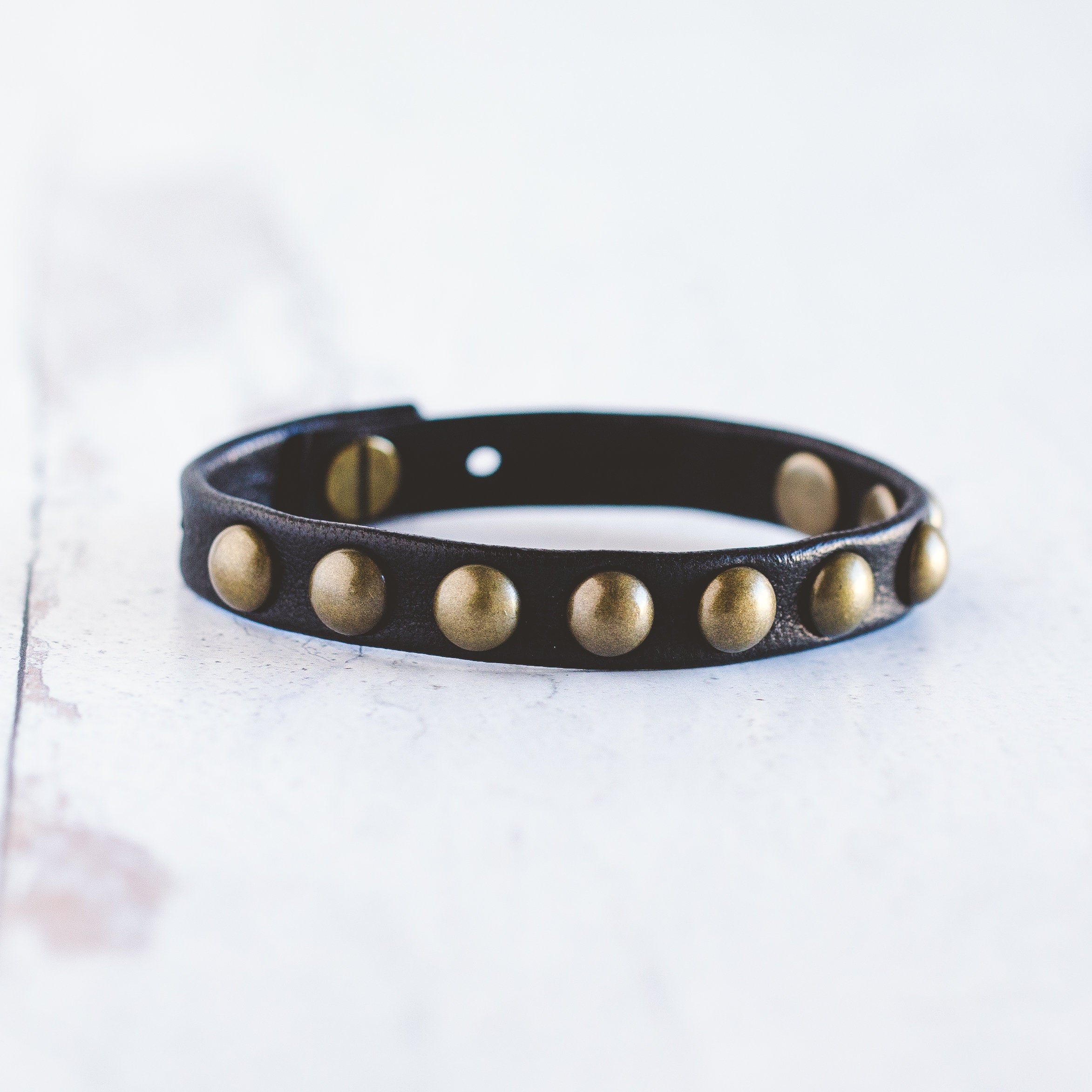 Dotty Bracelet - Antique Brass