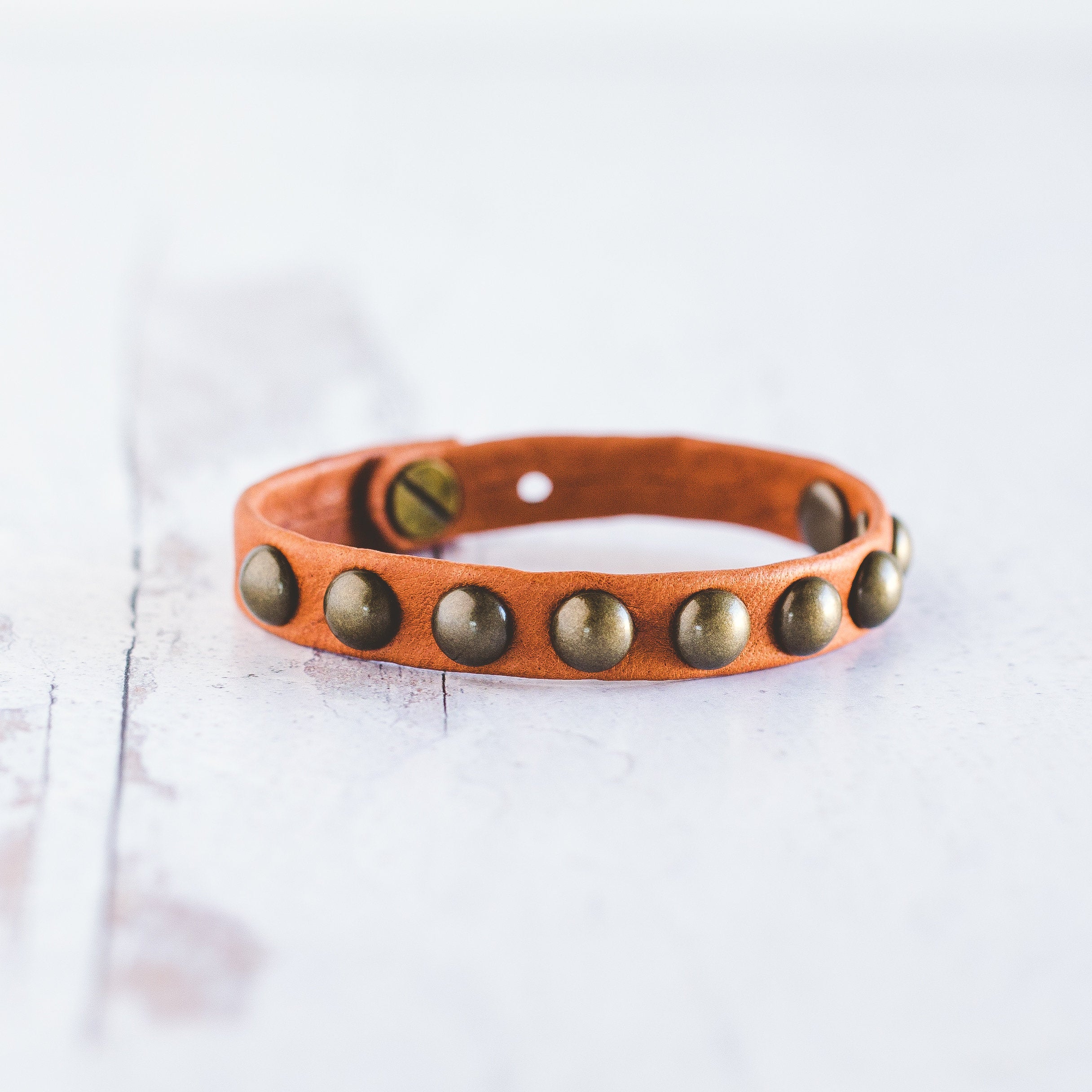 Dotty Bracelet - Antique Brass