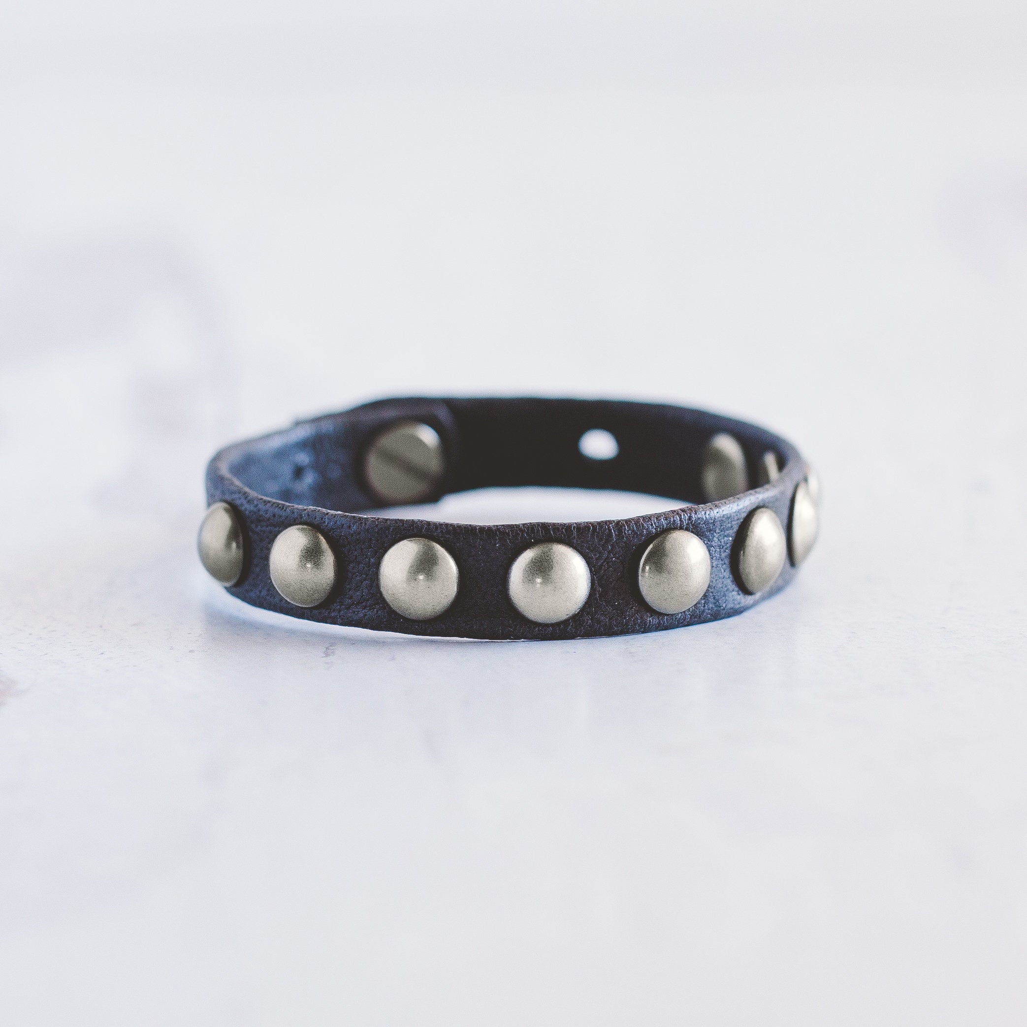 Dotty Bracelet - Brushed Silver