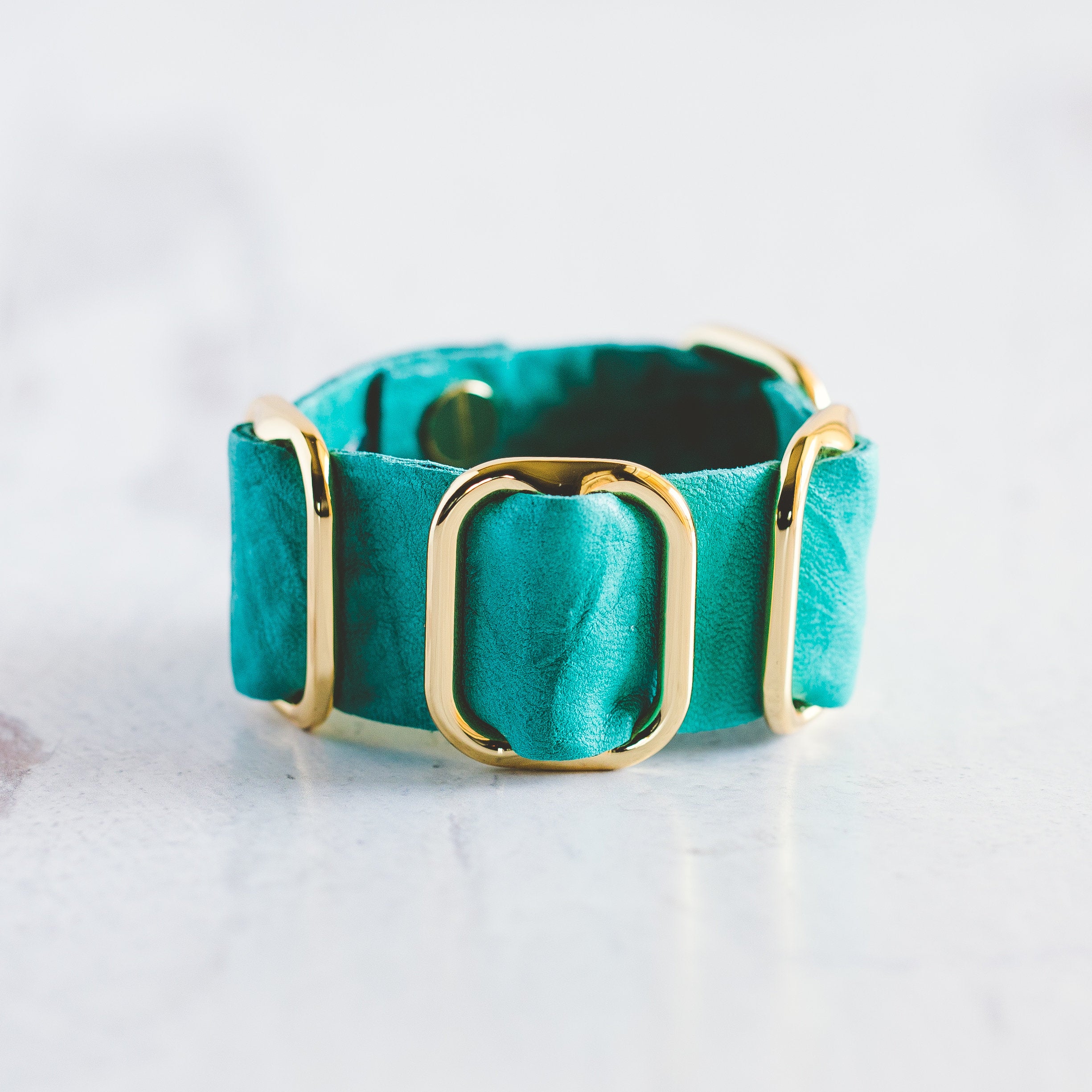 Fancy Cuff Bracelet - Gold