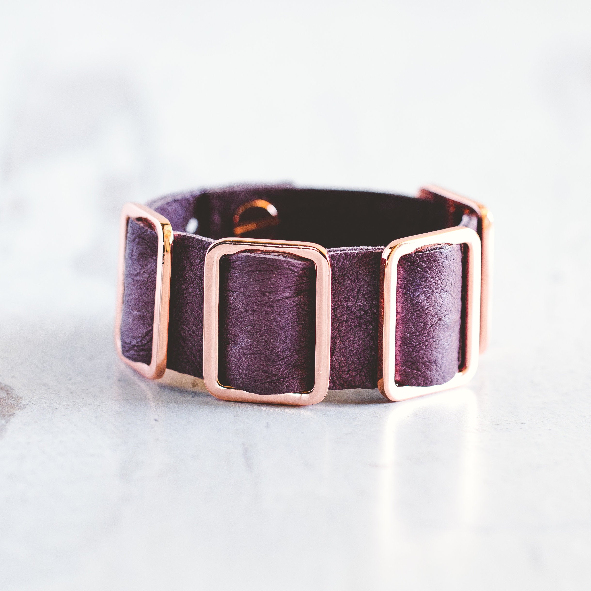 Fancy Cuff Bracelet - Rose Gold