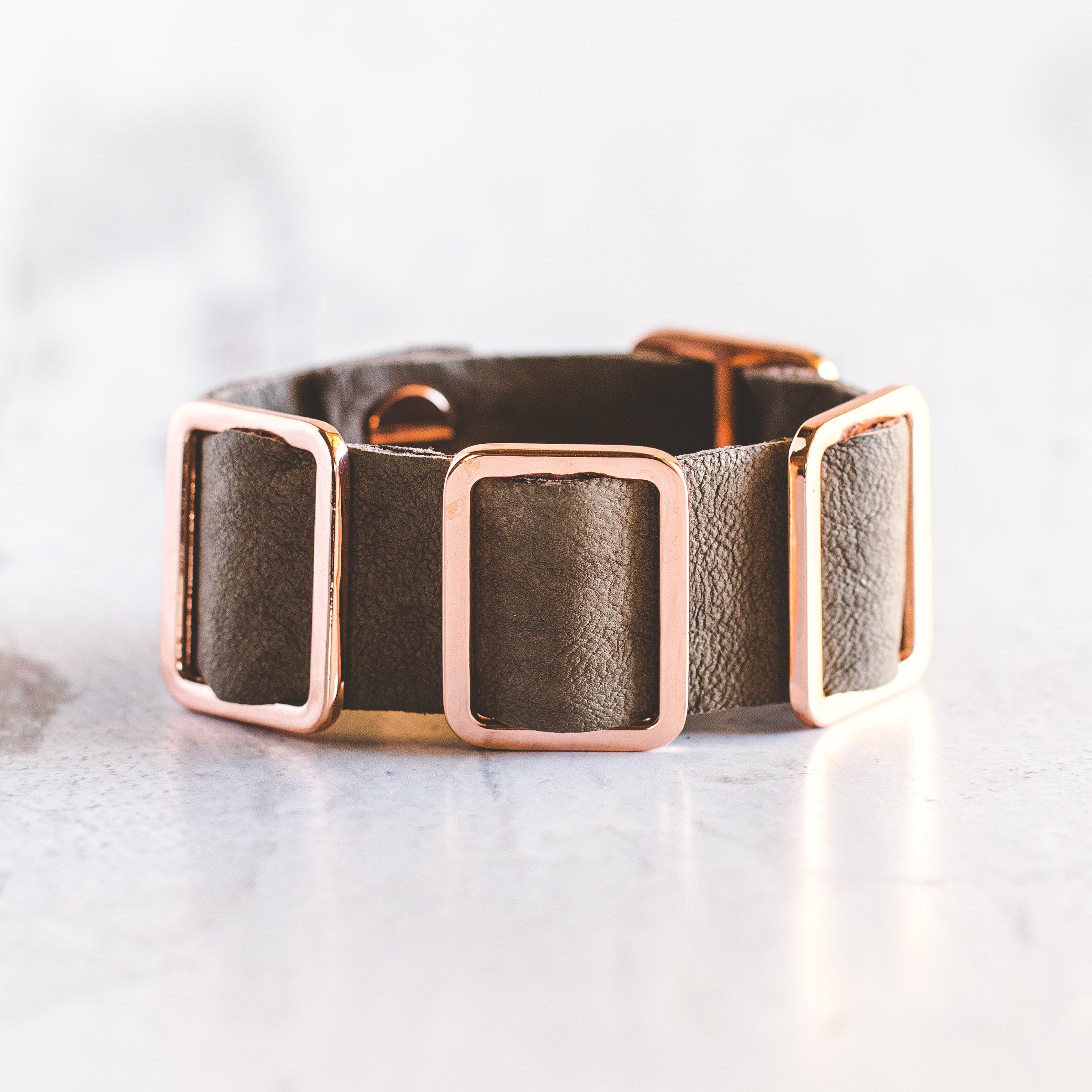 Fancy Cuff Bracelet - Rose Gold