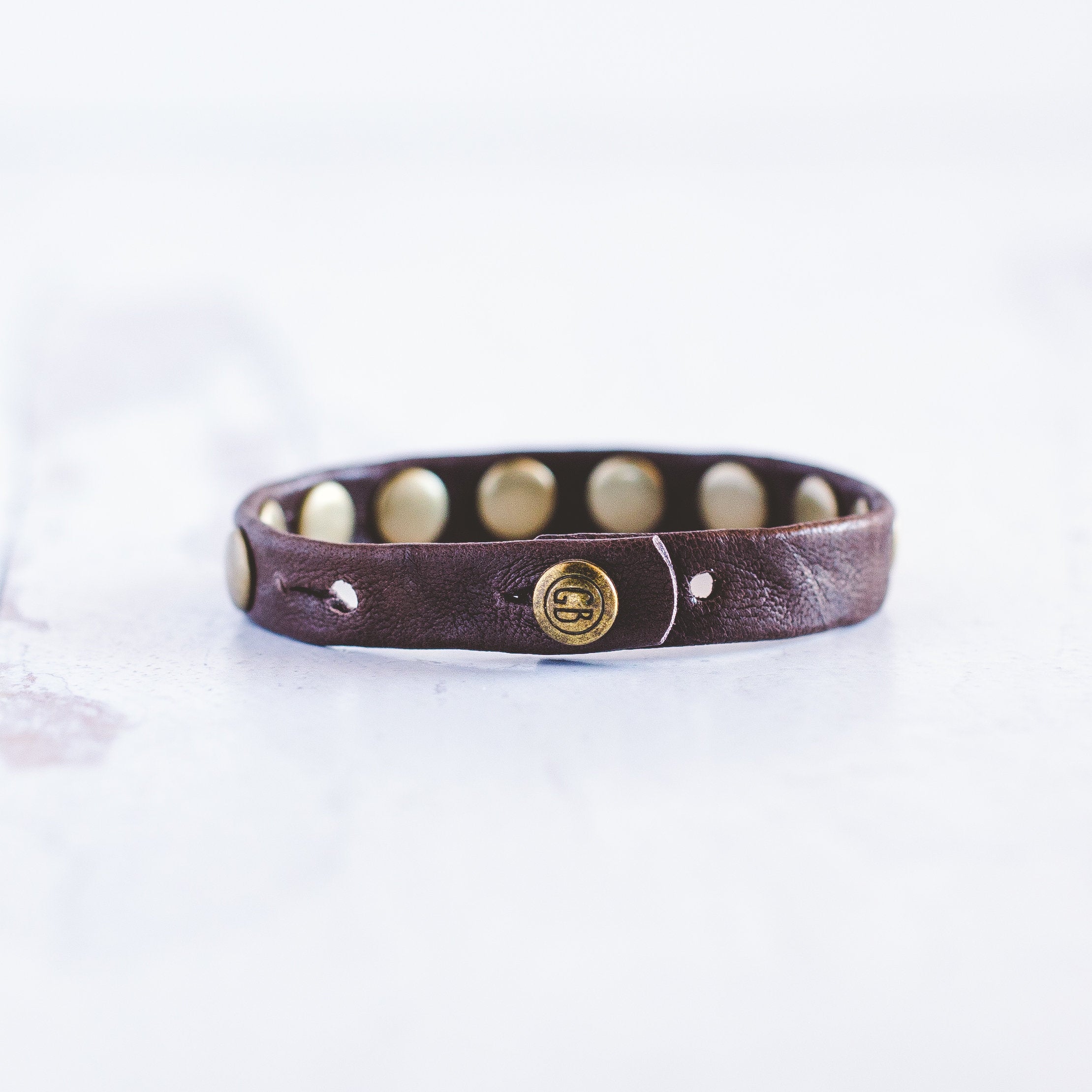 Dotty Bracelet  - Antique Brass