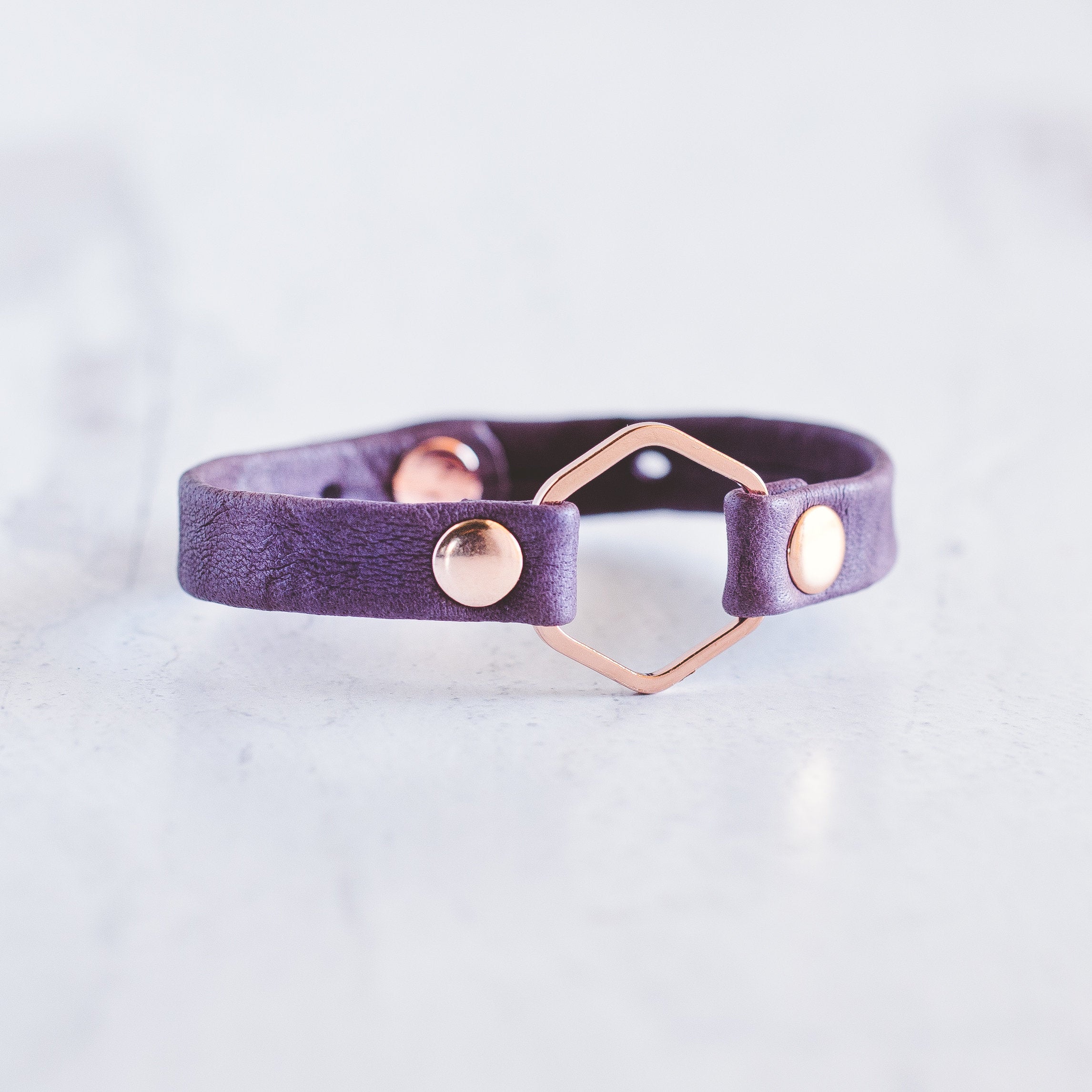 Honeycomb Bracelet - Rose Gold