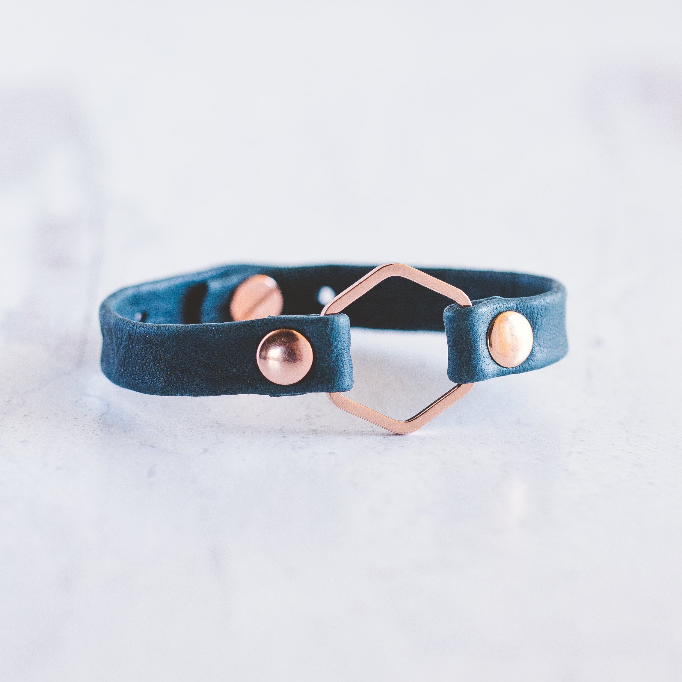 Honeycomb Bracelet - Rose Gold