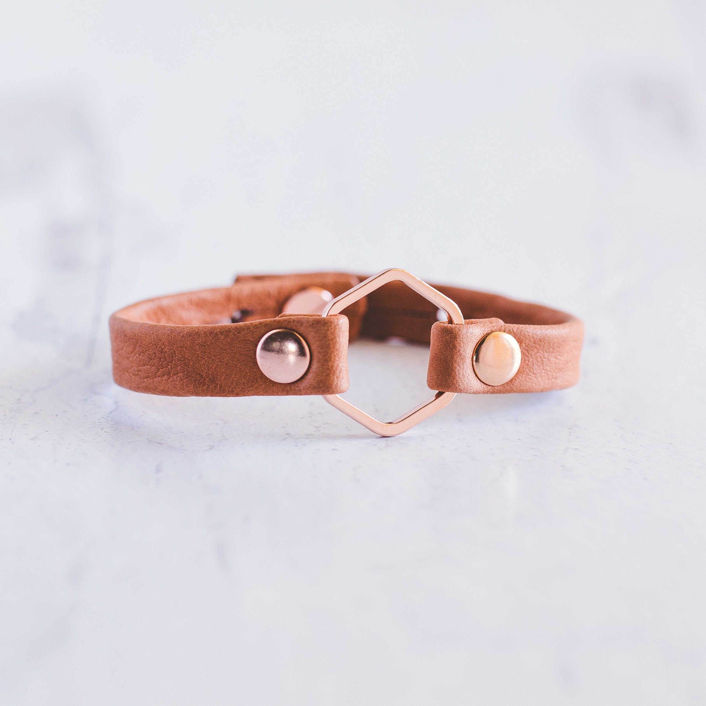 Honeycomb Bracelet - Rose Gold