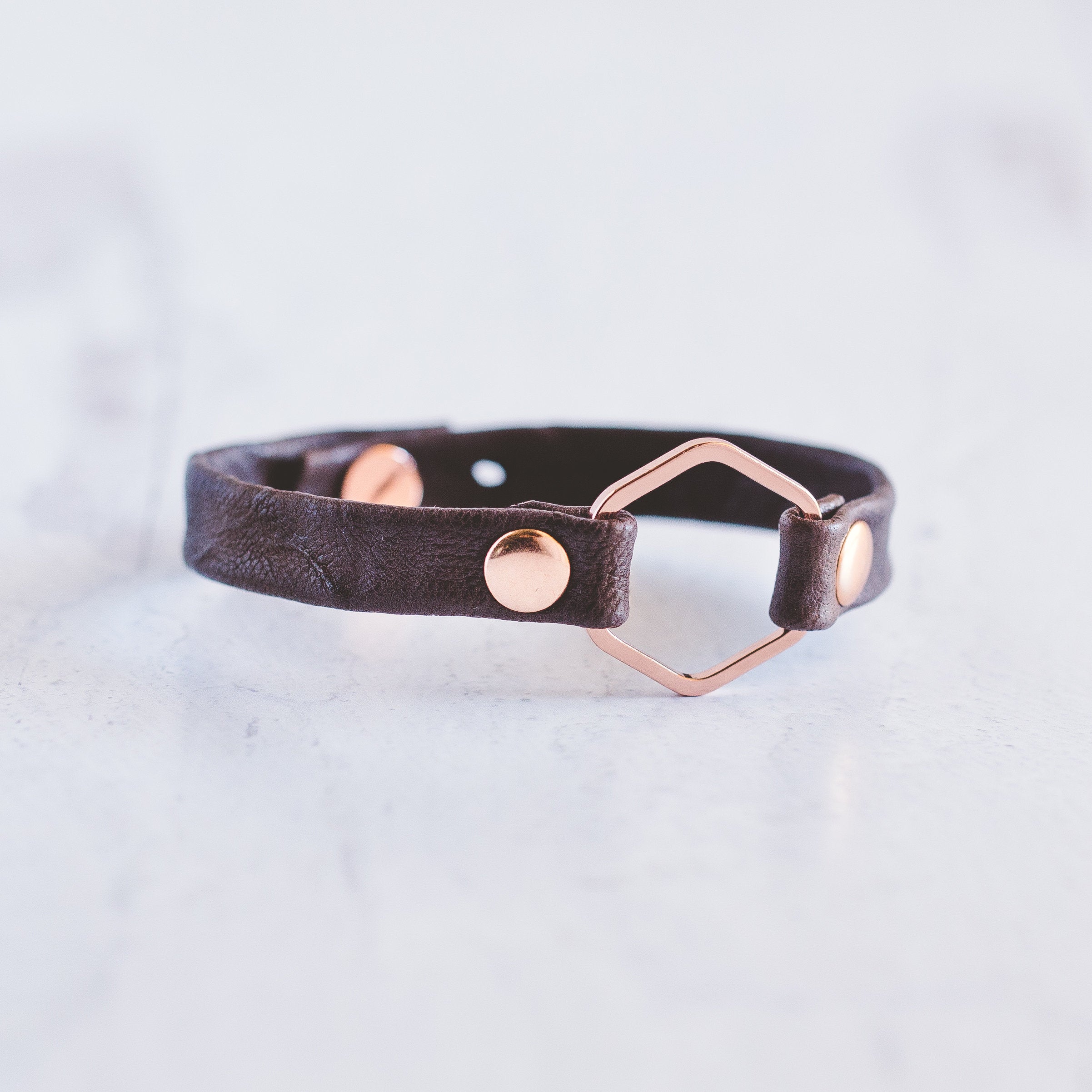 Honeycomb Bracelet - Rose Gold