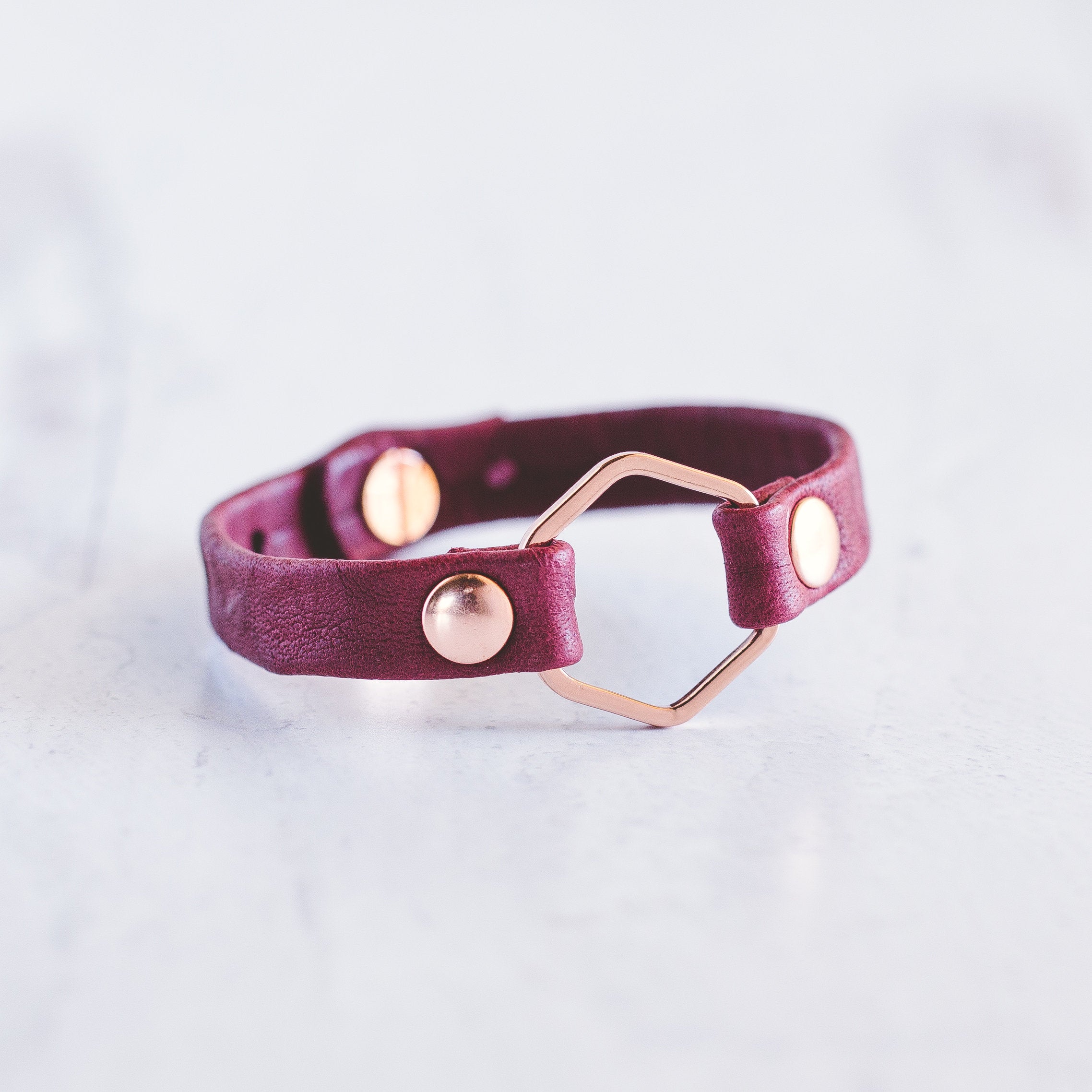 Honeycomb Bracelet - Rose Gold