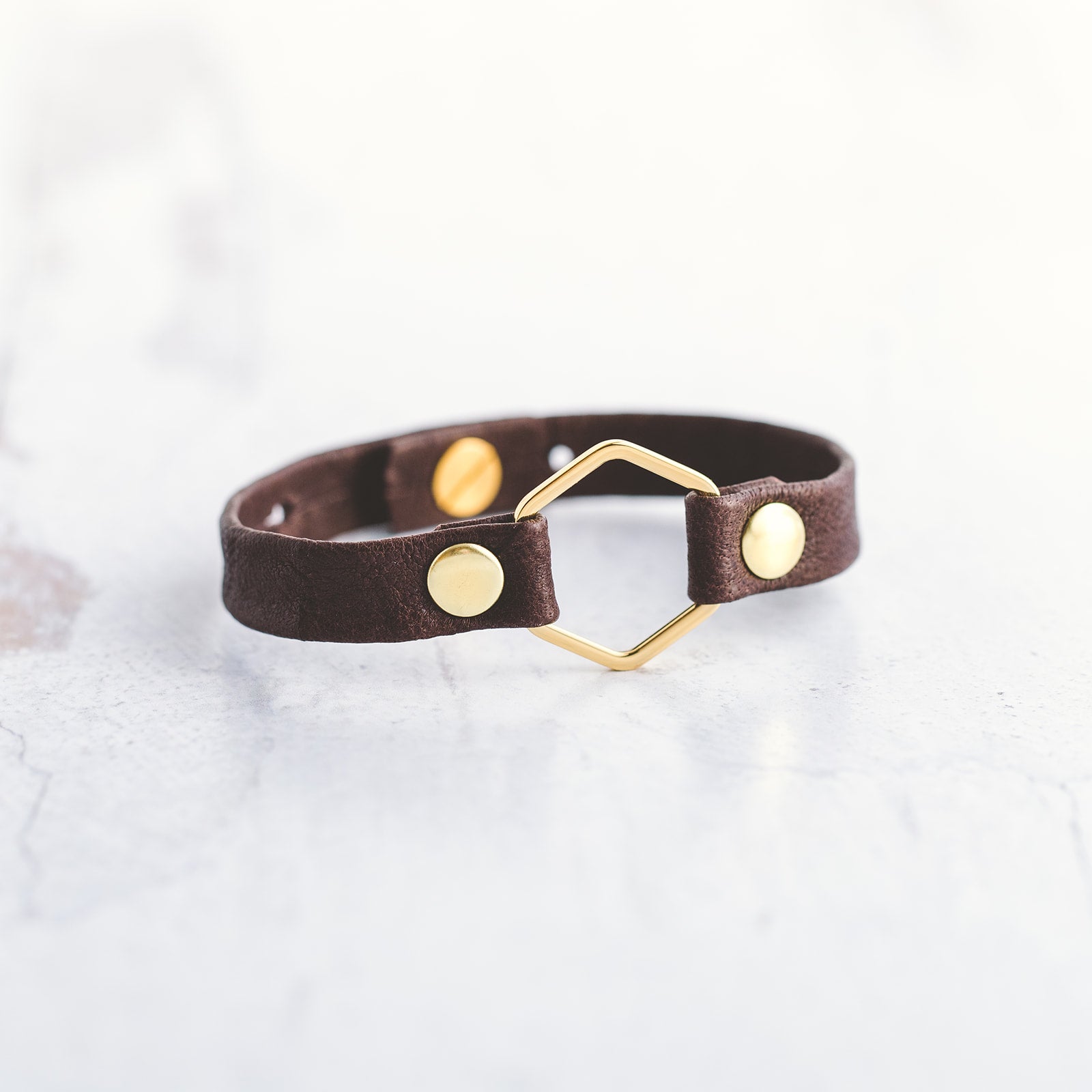 Honeycomb Bracelet-Gold