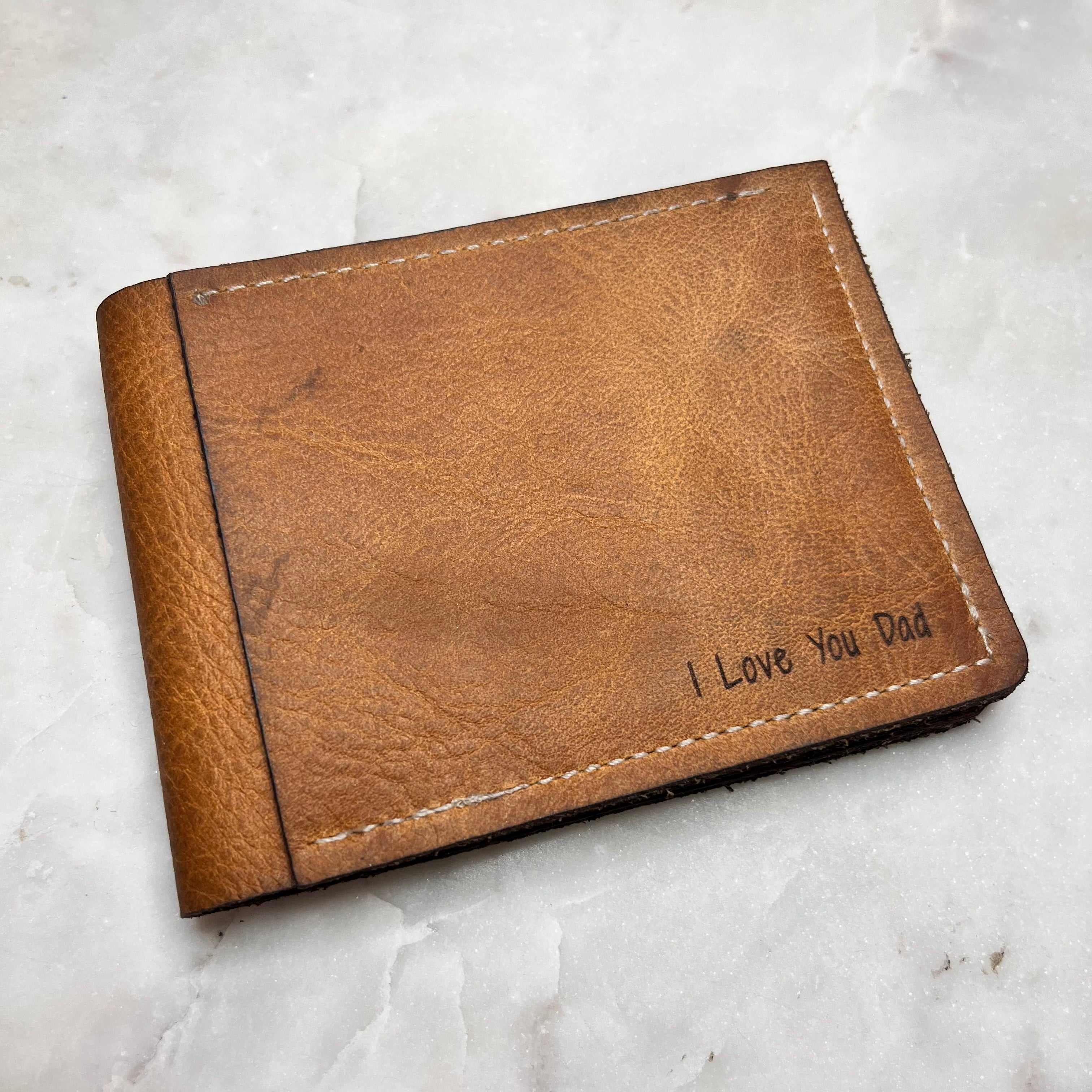 Bifold Leather Wallet - Customizable