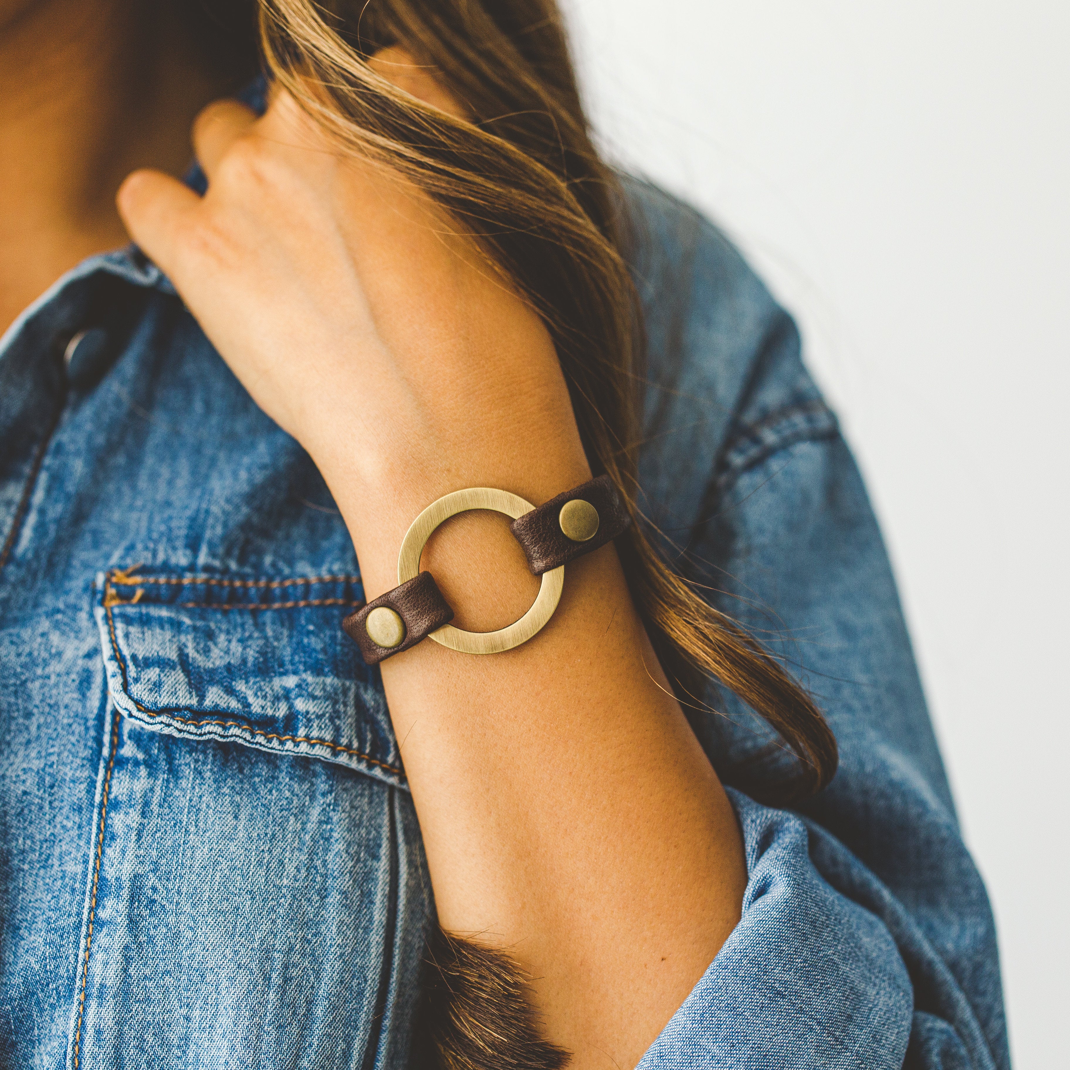 Grounding Bracelet - Antique Brass