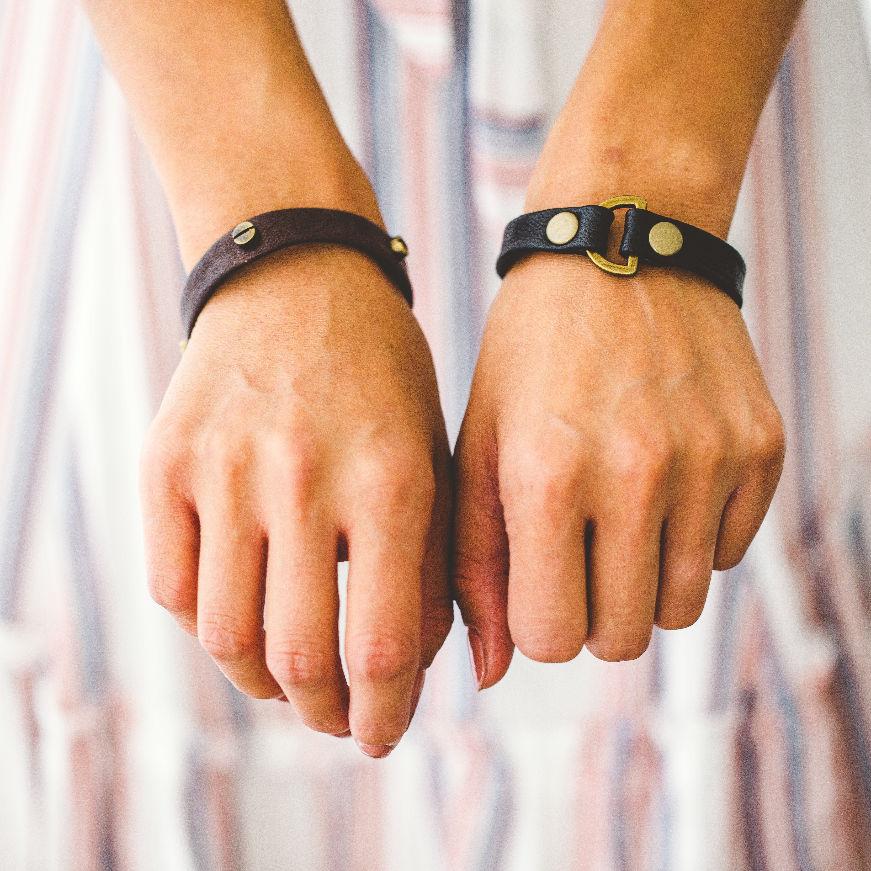 Connected Bracelet - Antique Brass