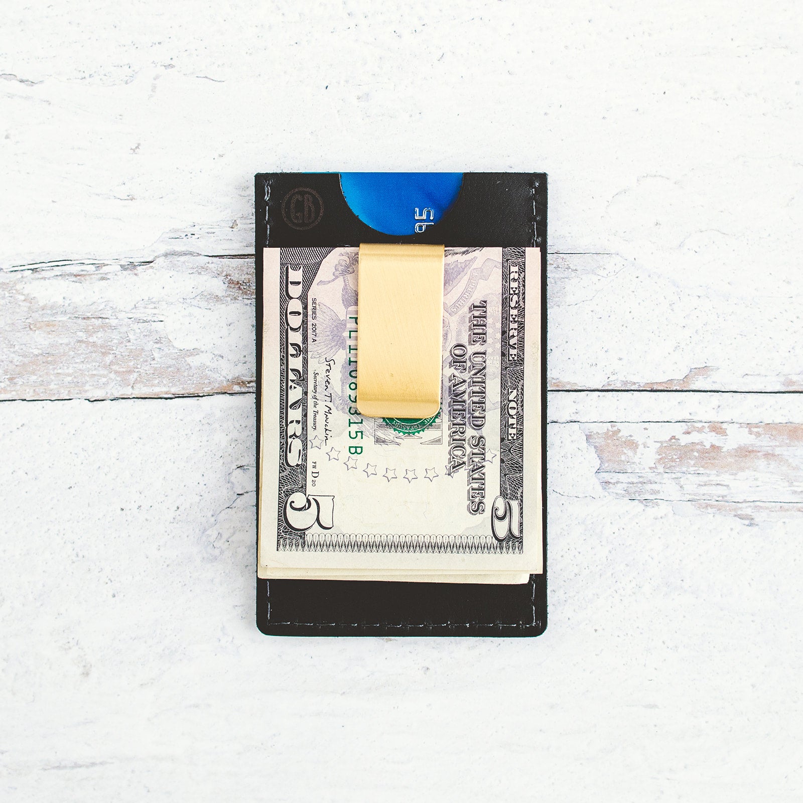 Leather Money Clip