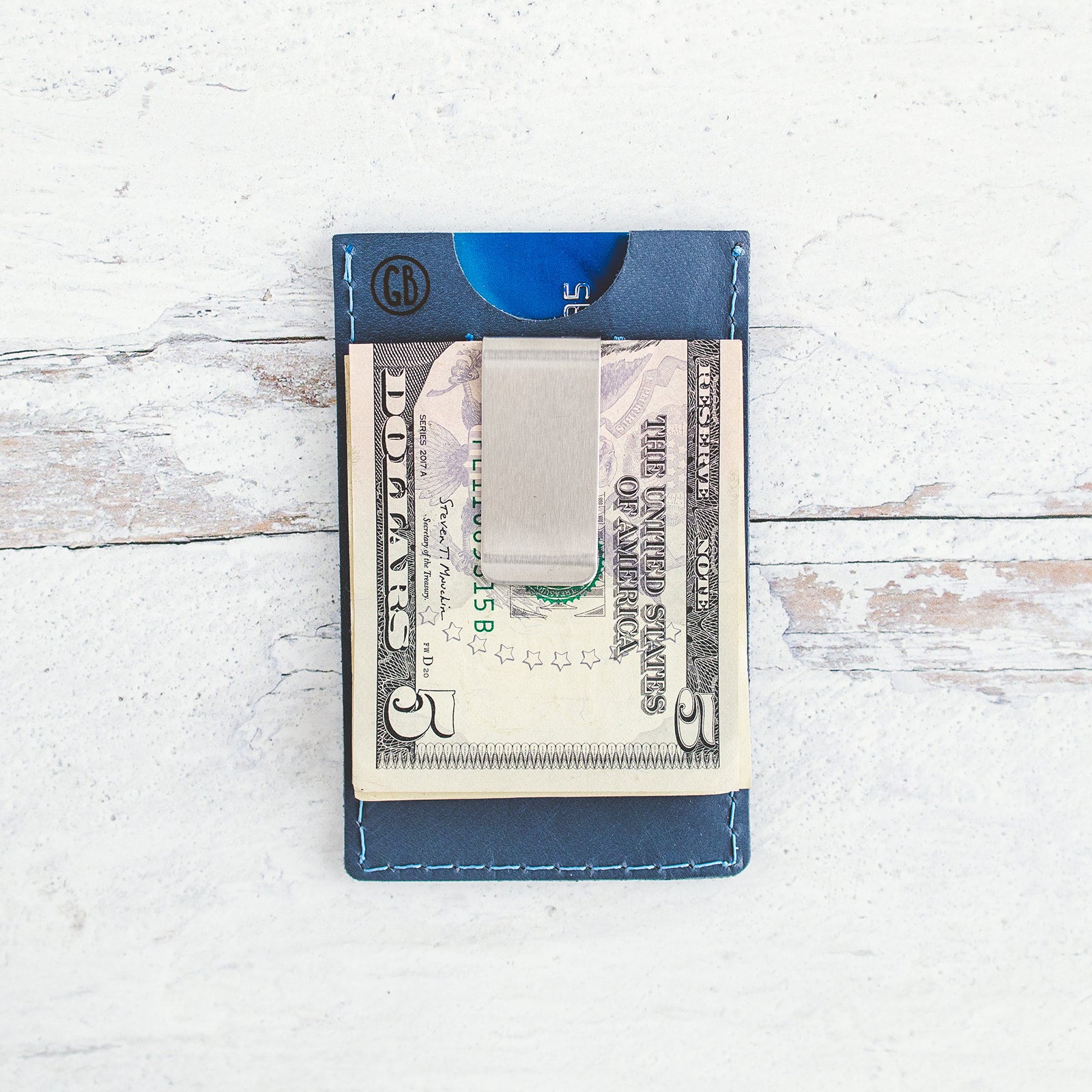 Leather Money Clip