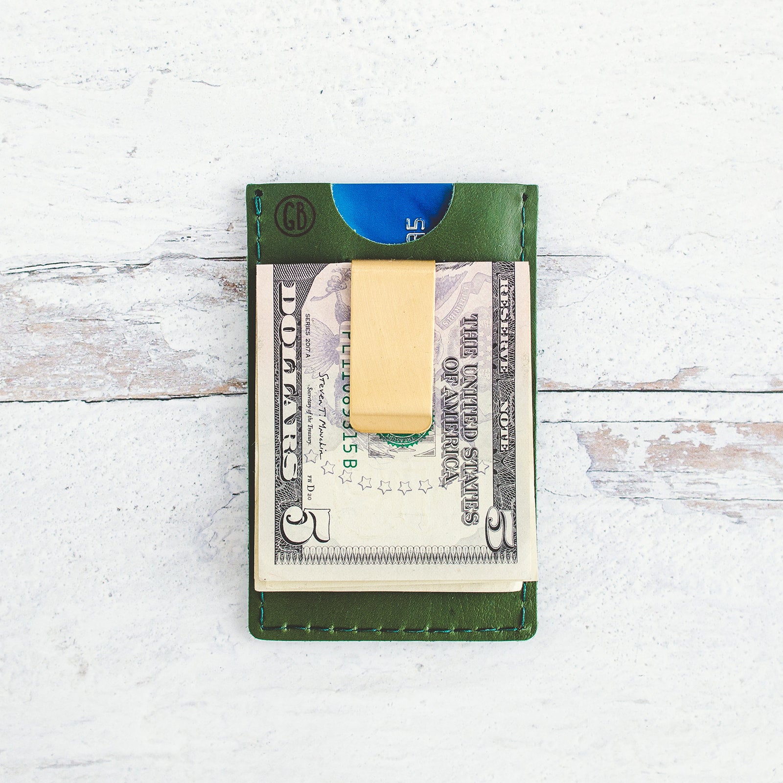 Leather Money Clip