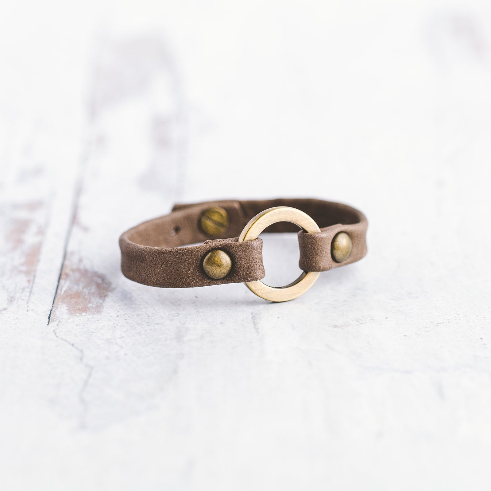 One Love Bracelet - Antique Brass