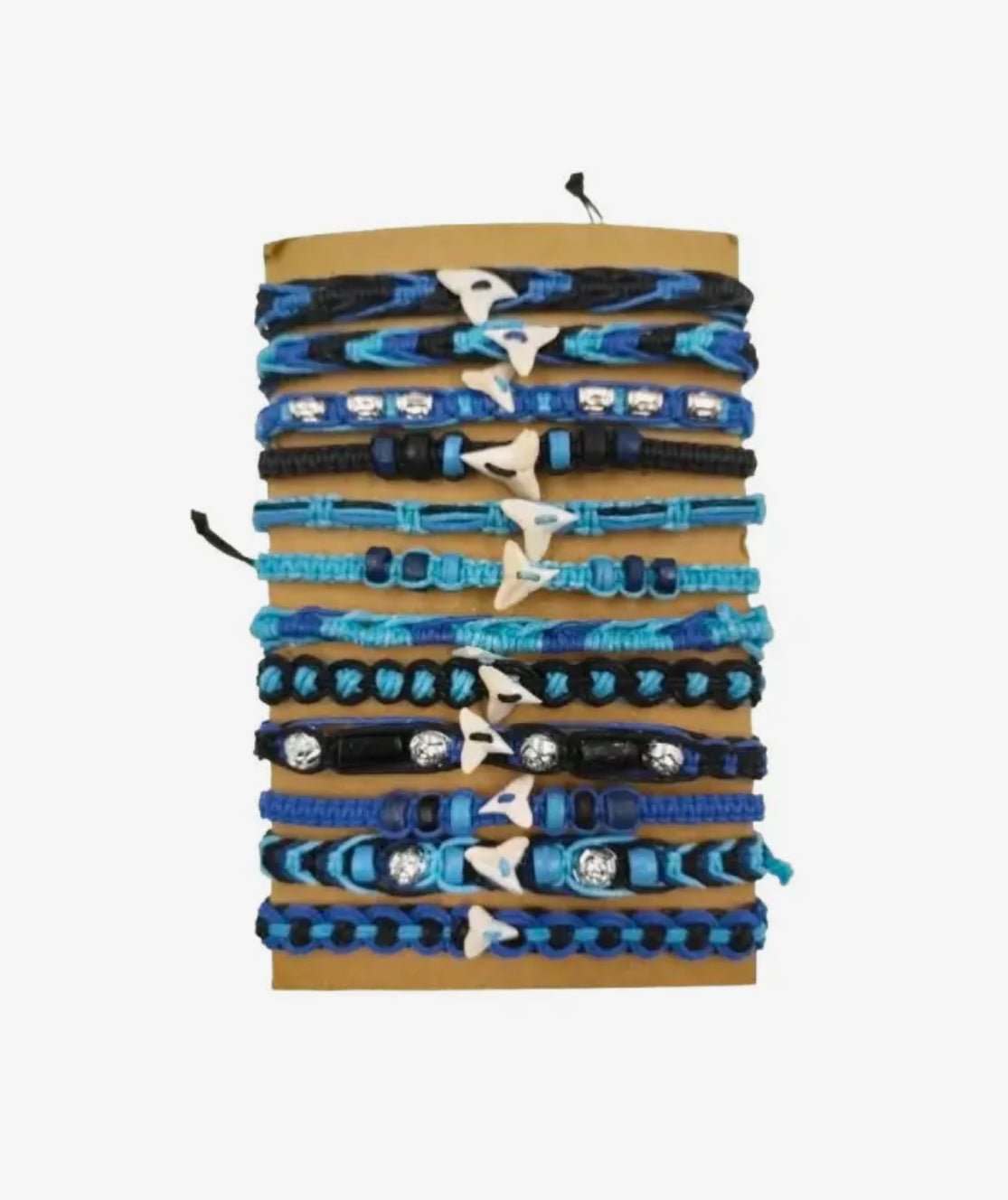 Shark’s Tooth Bracelet with Wax Cord