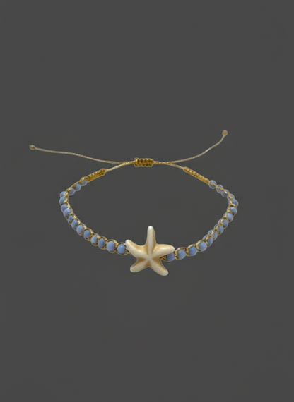 Starfish beaded bracelet