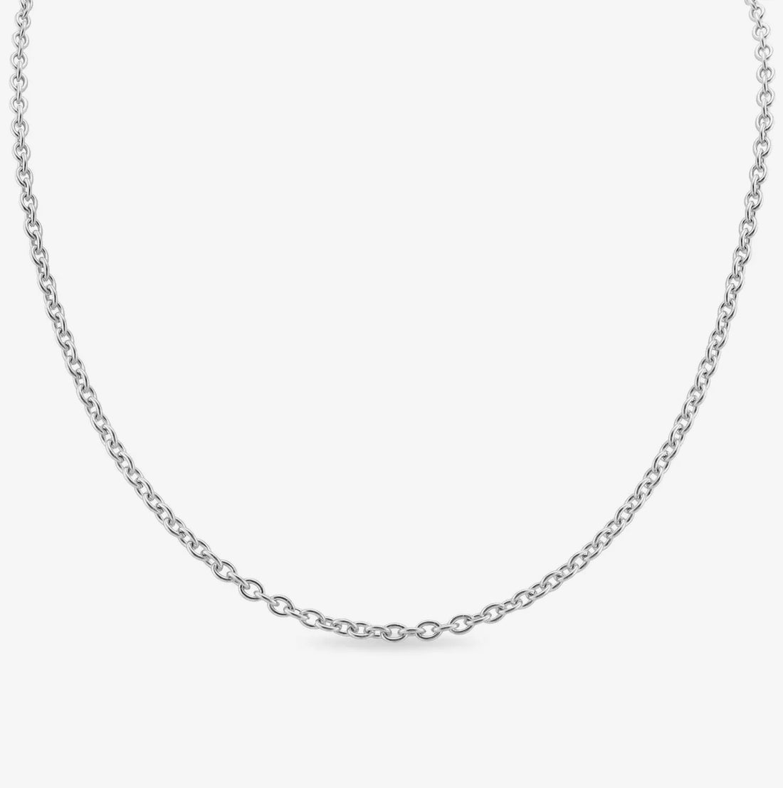 18K Gold PVD Stainless Steel Loop Cable Chain Necklace