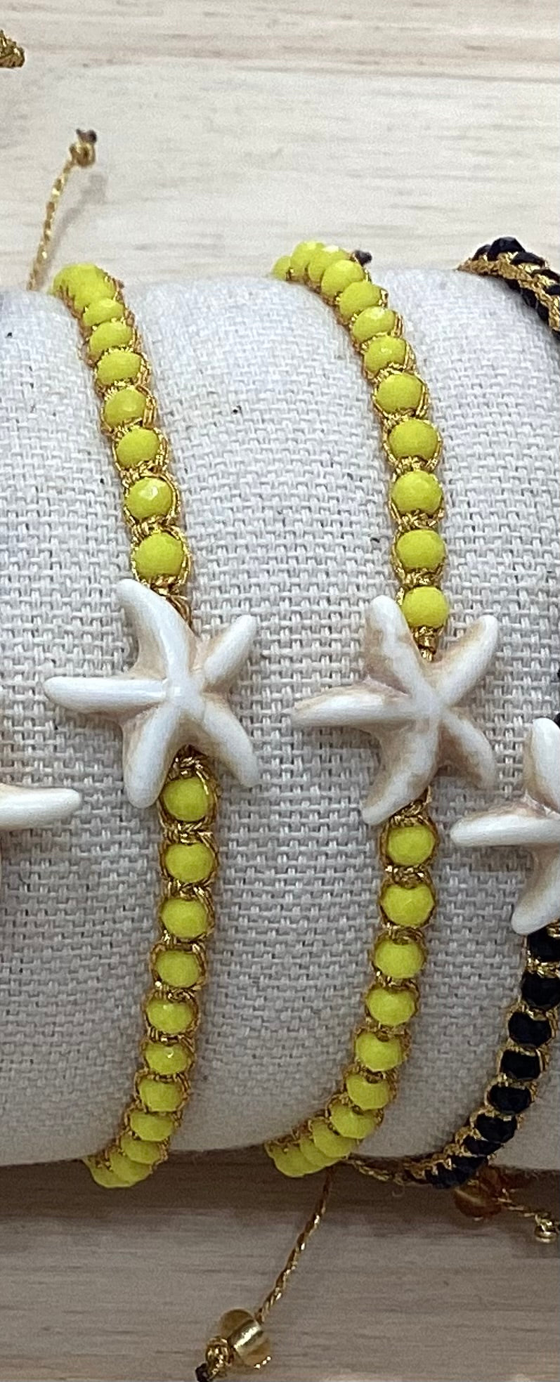 Starfish beaded bracelet