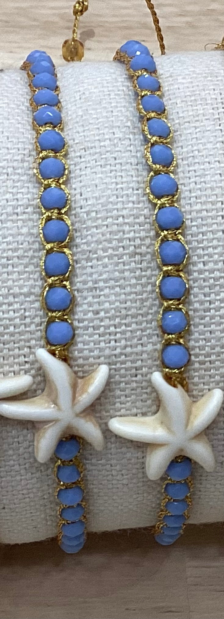 Starfish beaded bracelet