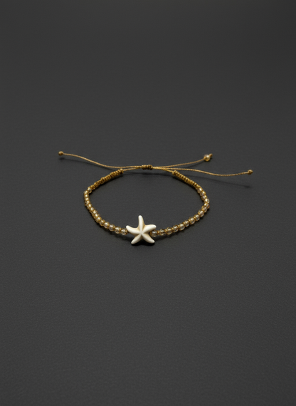 Starfish beaded bracelet